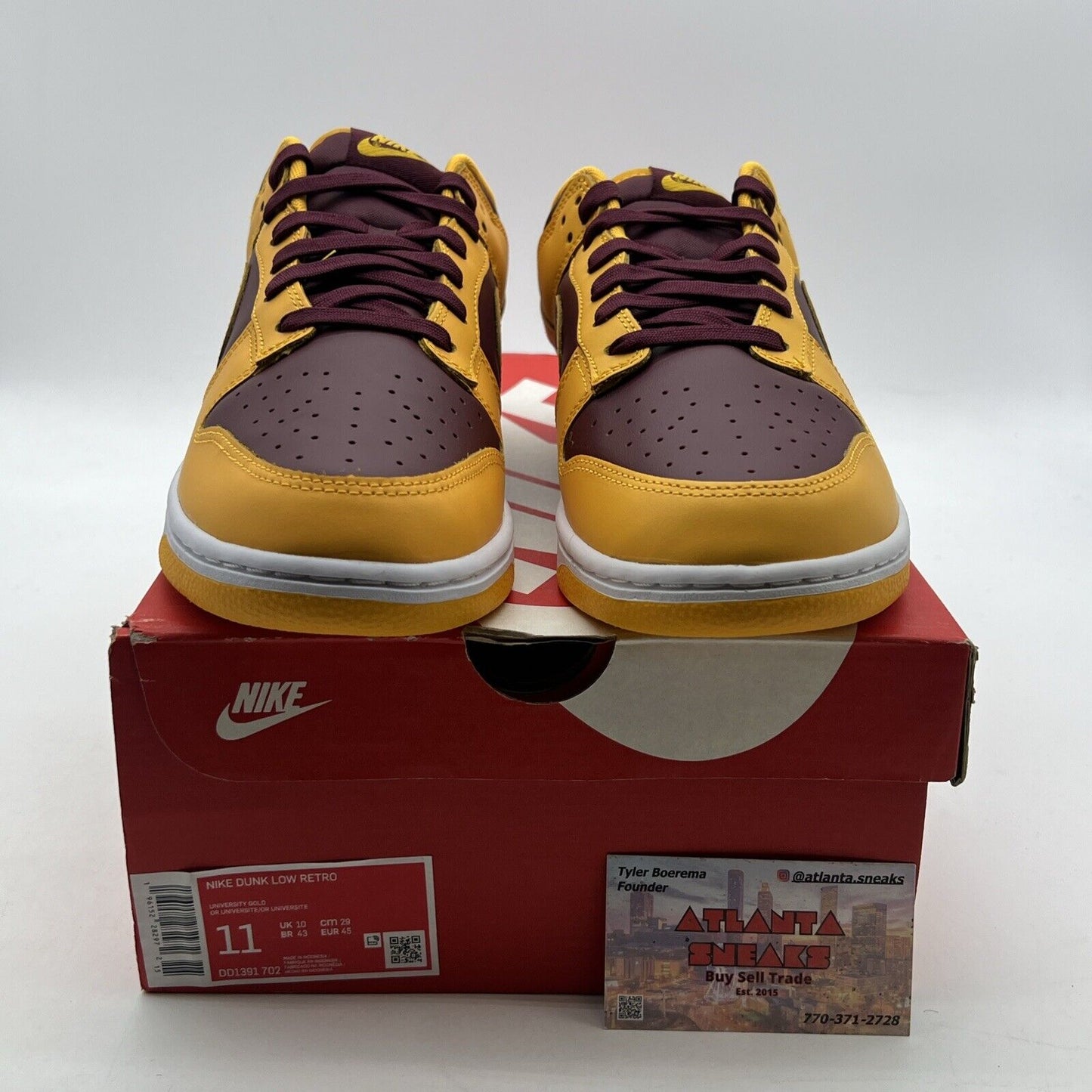 Size 11 - Nike Dunk Low Retro Arizona State Sun Devils 2022 (DD1391-702)