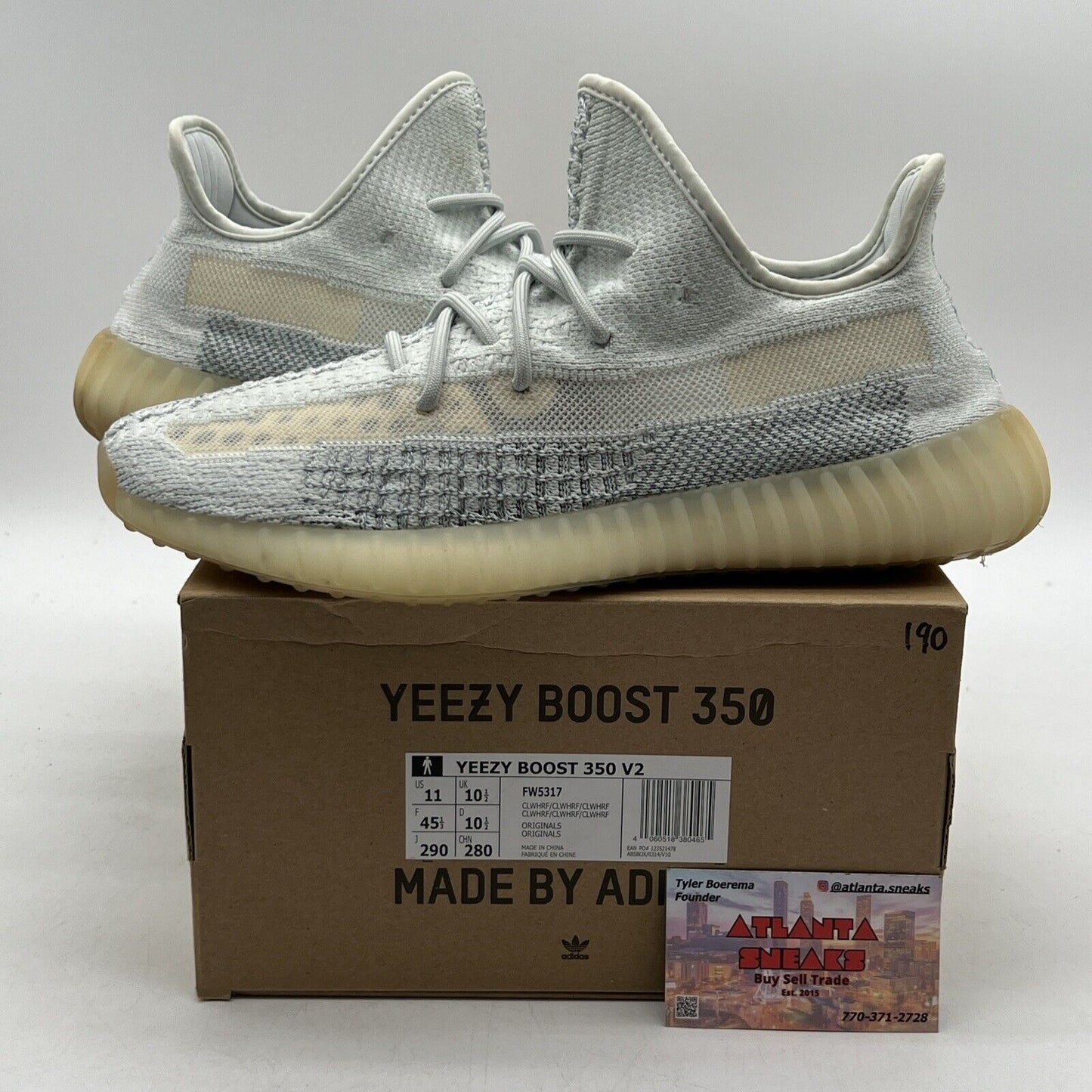 Size 11 - adidas Yeezy Boost 350 V2 Cloud White Reflective (FW5317)