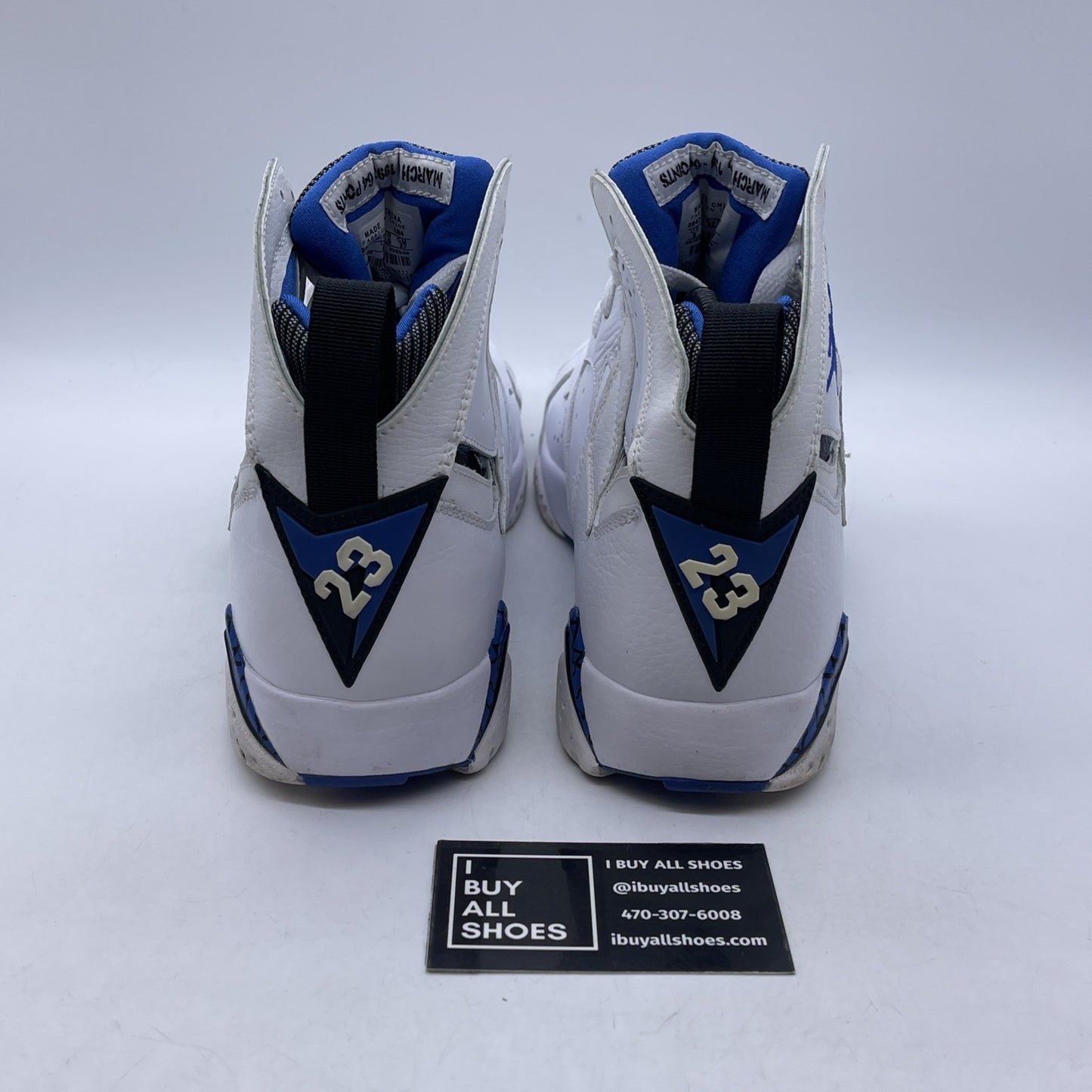 Size 9 - Air Jordan 7 Retro DMP Orlando Blue White Leather (304775-161)