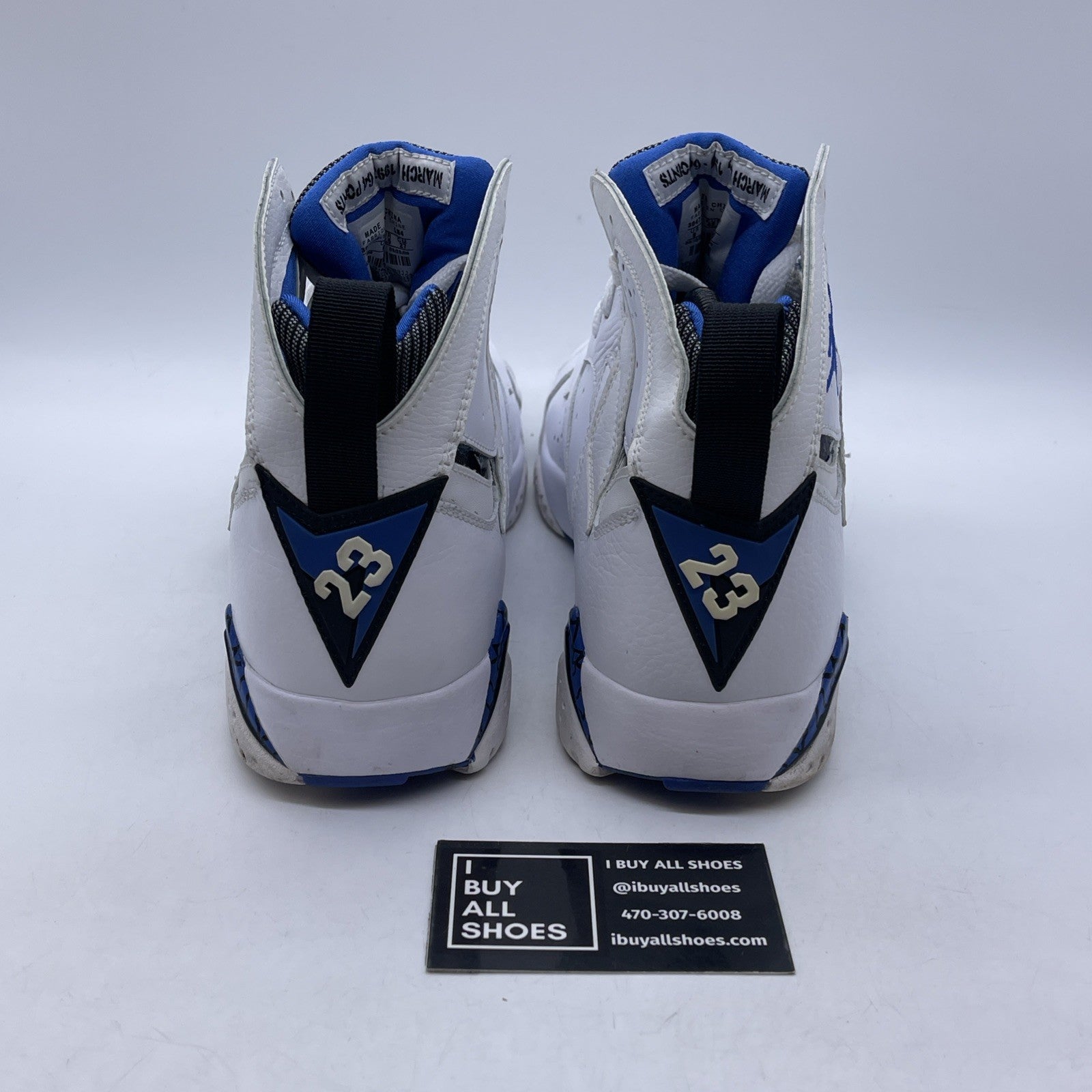 Size 9 - Air Jordan 7 Retro DMP Orlando Blue White Leather (304775-161)