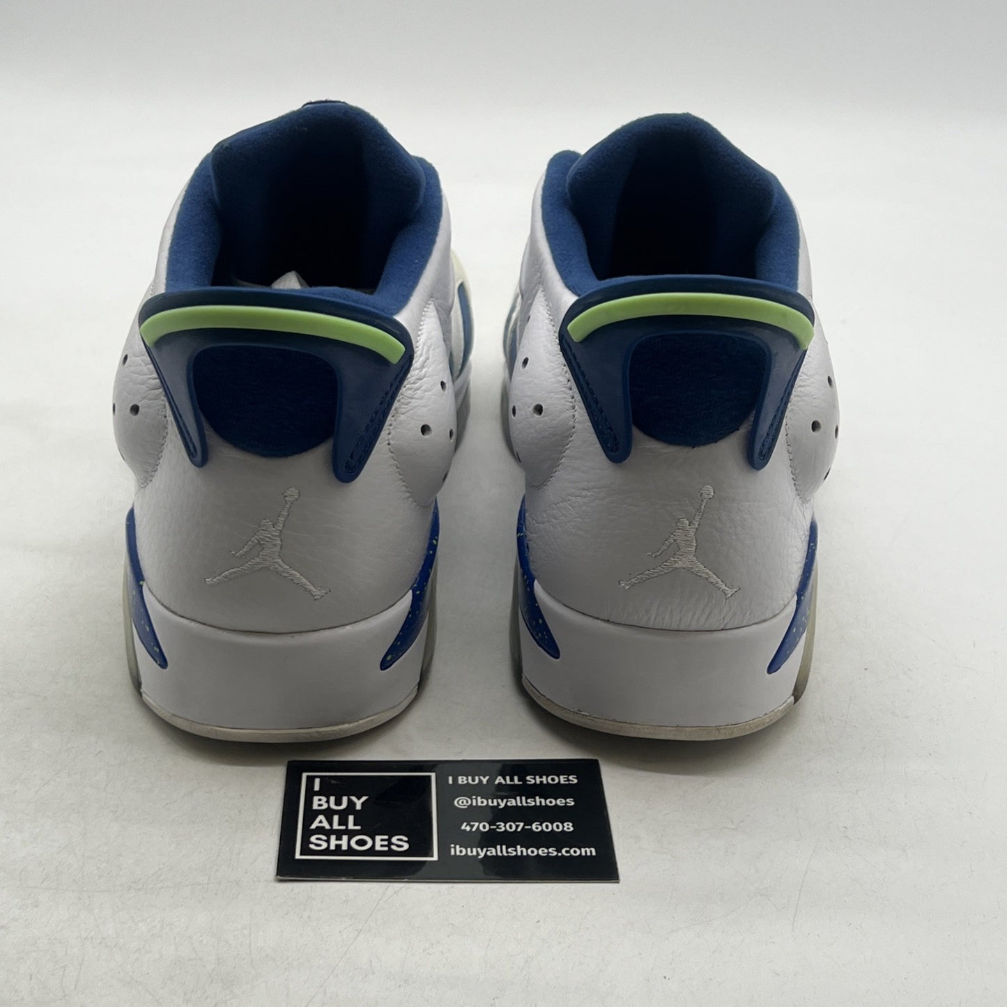 Size 14 - Air Jordan 6 Low Ghost Green (304401-106)