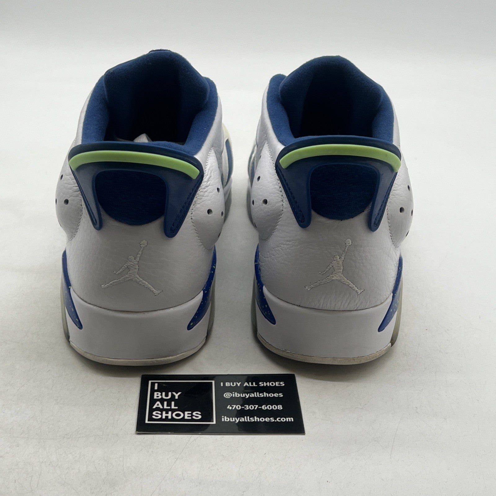 Size 14 - Air Jordan 6 Low Ghost Green (304401-106)