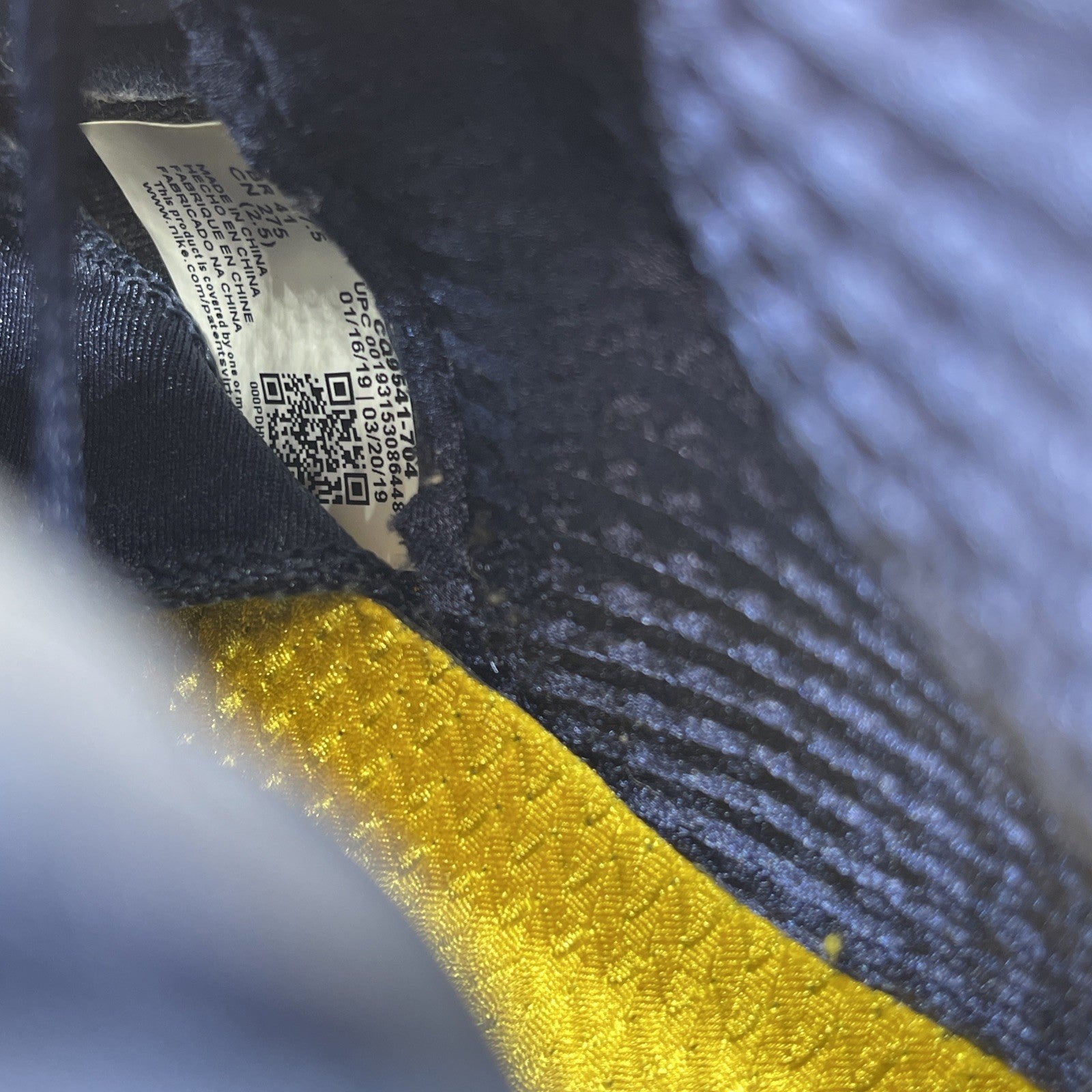 Size 9.5 - Air Jordan 5 Retro SP Michigan Yellow Blue Suede (CQ9541-704)