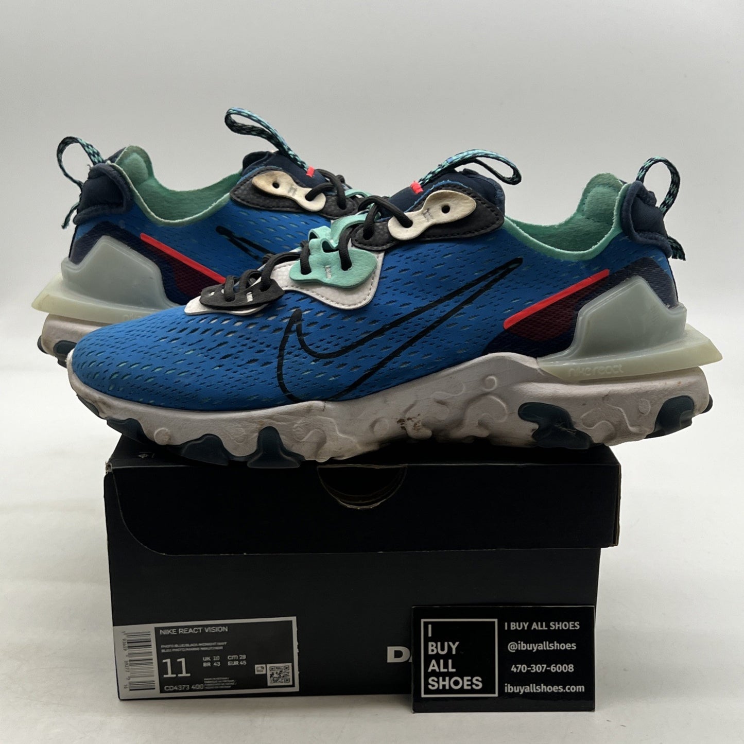 Size 11 - Nike React Vision Photo Blue (CD4373-400)
