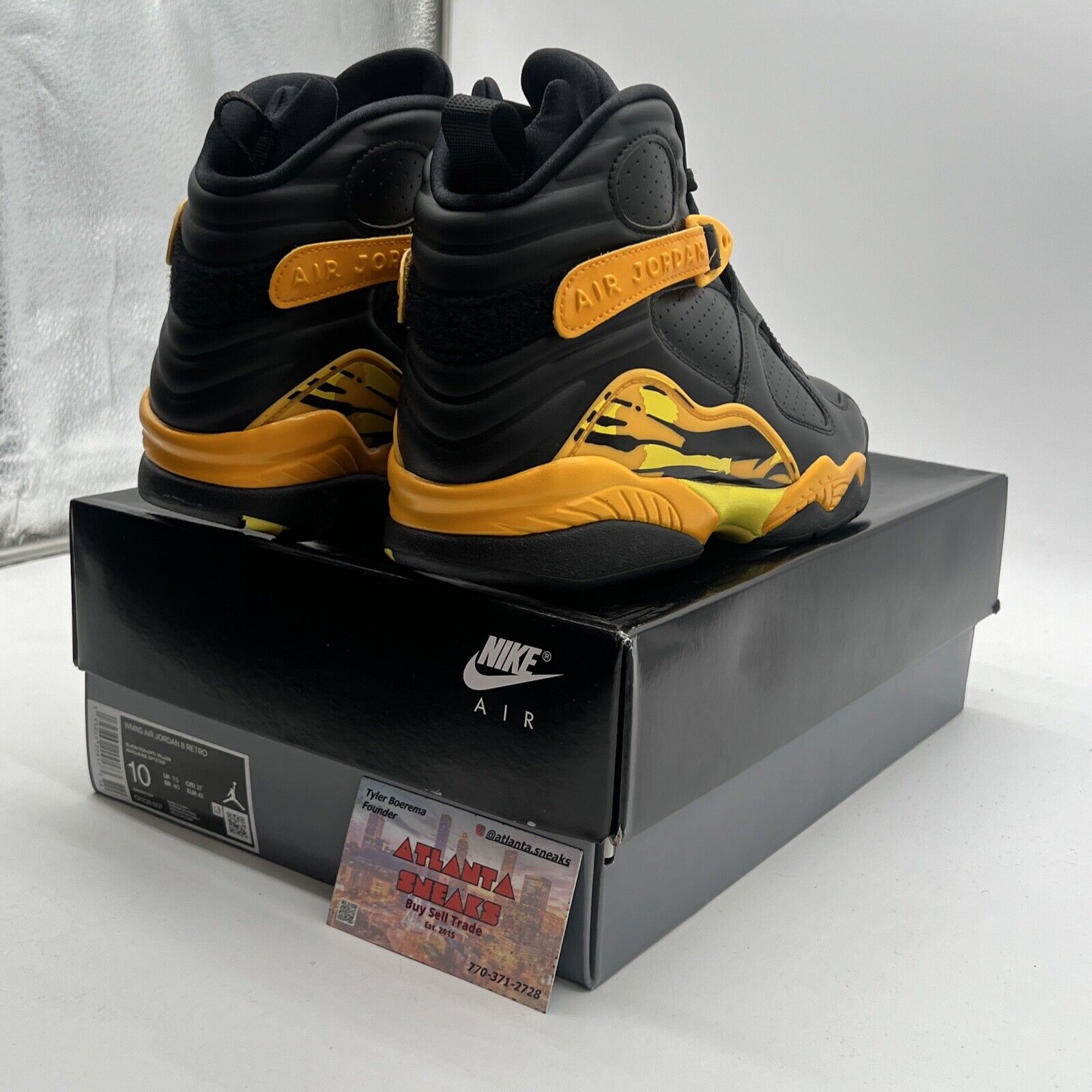 Size 10W - Air Jordan 8 Retro Taxi (CI1236-007)