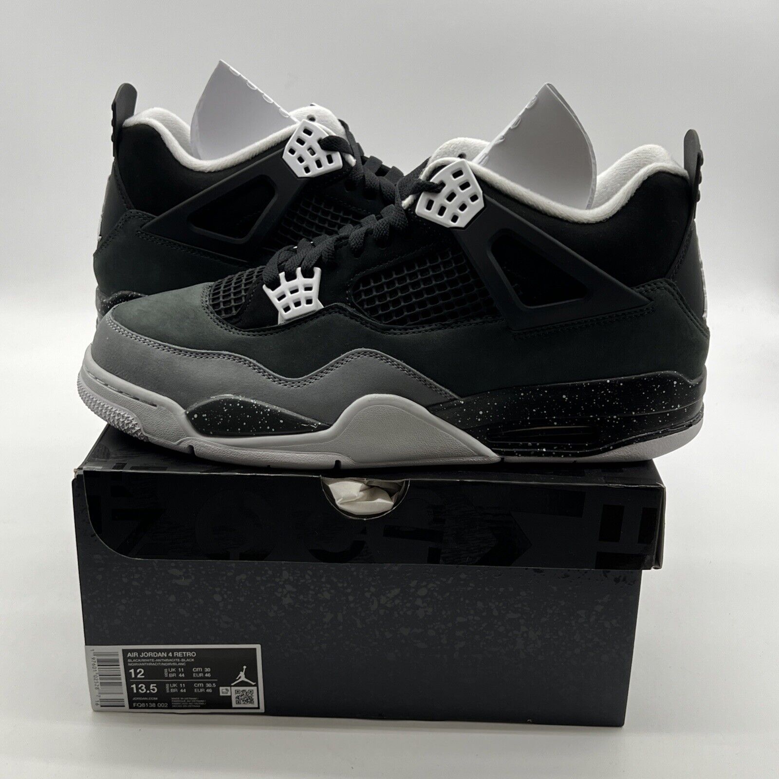 Size 12 - Air Jordan 4 Retro 2024 Fear (FQ8138-002)