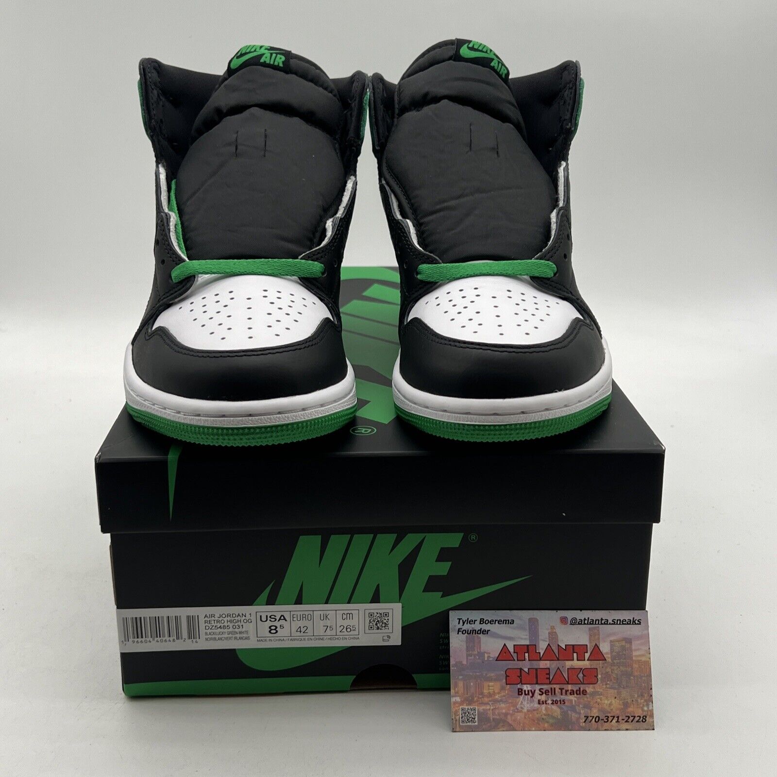 Size 8.5 - Air Jordan 1 Retro OG High Lucky Green (DZ5485-031)