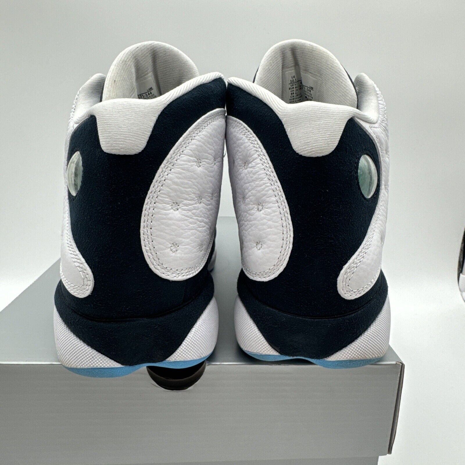 Size 10.5 - Jordan 13 Retro Obsidian Unc Blue White Premium Leather Suede Navy