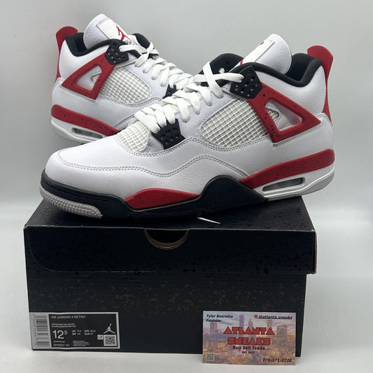 Size 12.5 - Jordan 4 Retro Mid Red Cement Brand New Og All