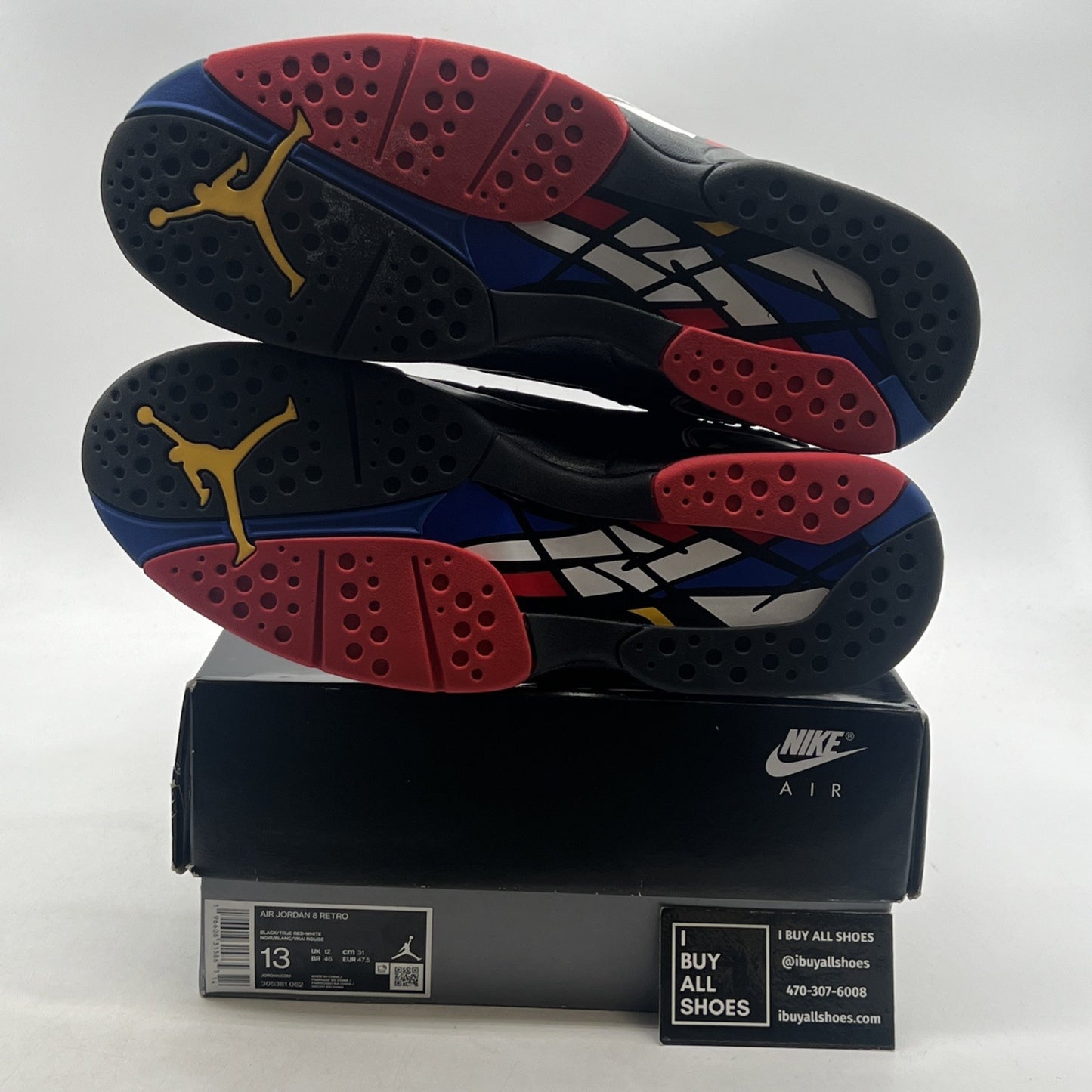 Size 13 - Air Jordan 8 Retro Mid Playoff (305381-062)