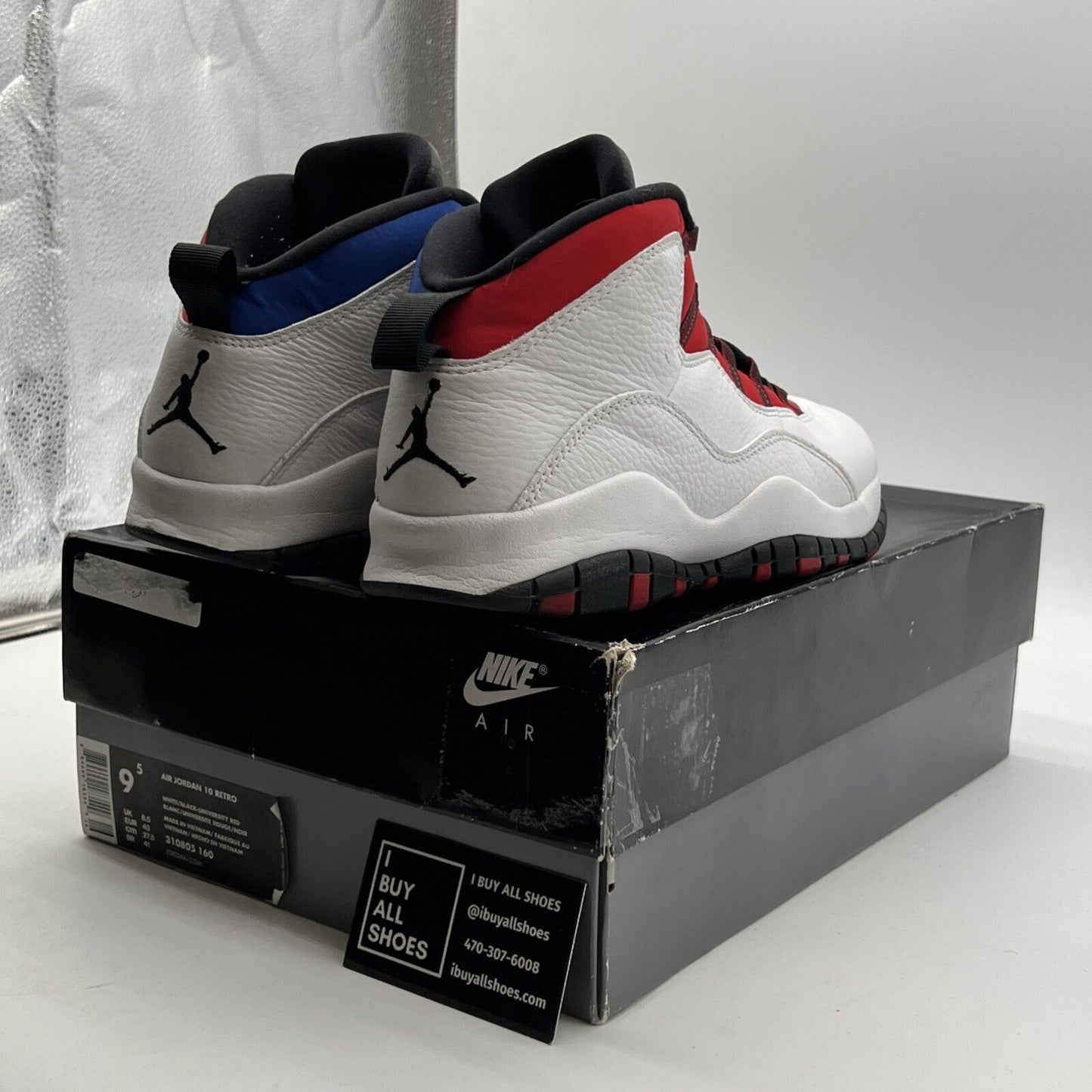 Size 9.5 - Air Jordan 10 Westbrook Class of 2006 (310805-160)