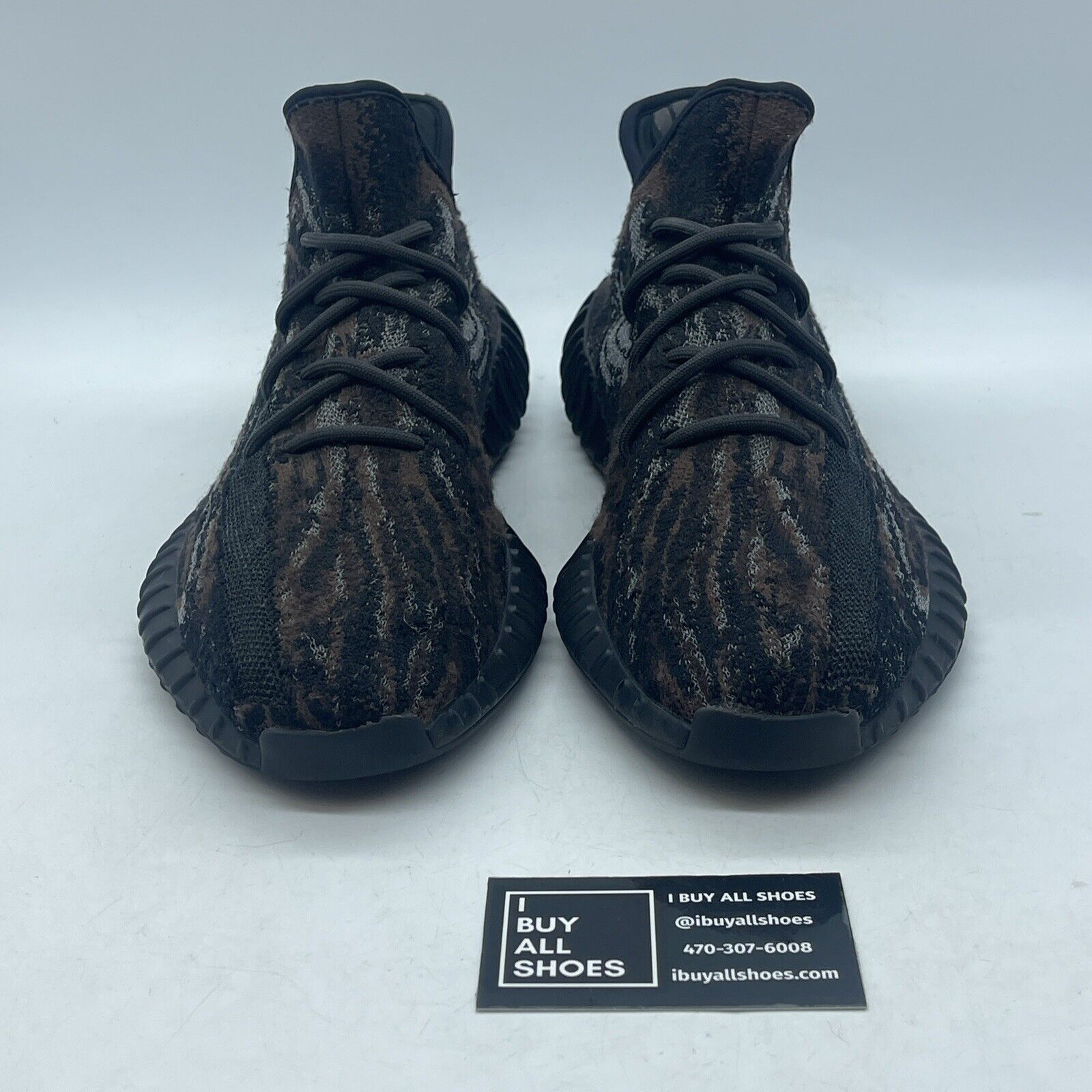 Size 9.5 - adidas Yeezy Boost 350 V2 Low MX Rock Brown Black Suede (GW3774)
