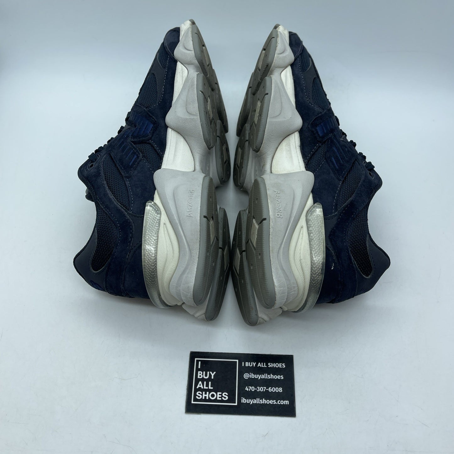Size 9 - New Balance 9060 Eclipse Navy Suede Leather (U9060NV)