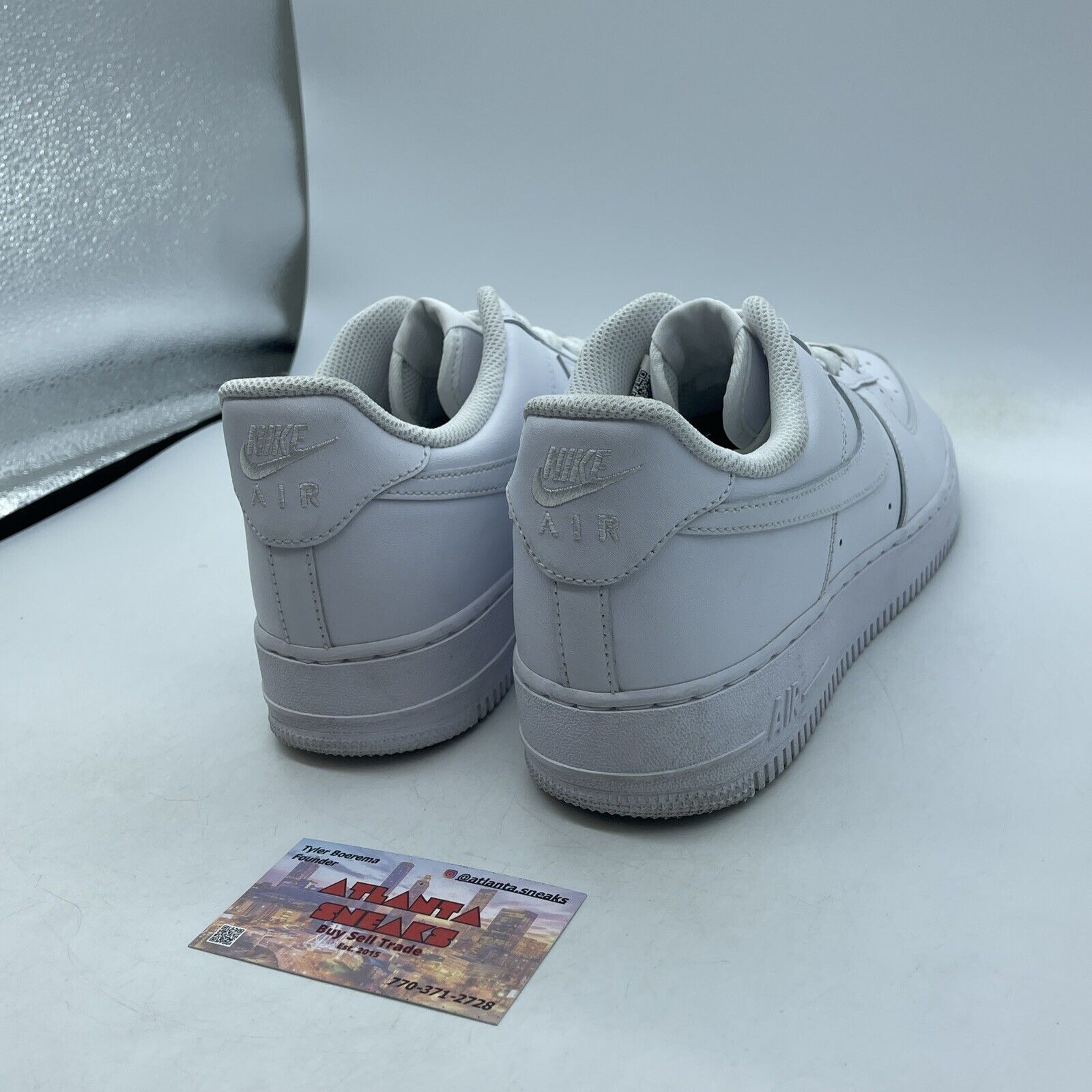 Size 9.5 - Nike Air Force 1 '07 Low Triple White Leather (CW2288-111)