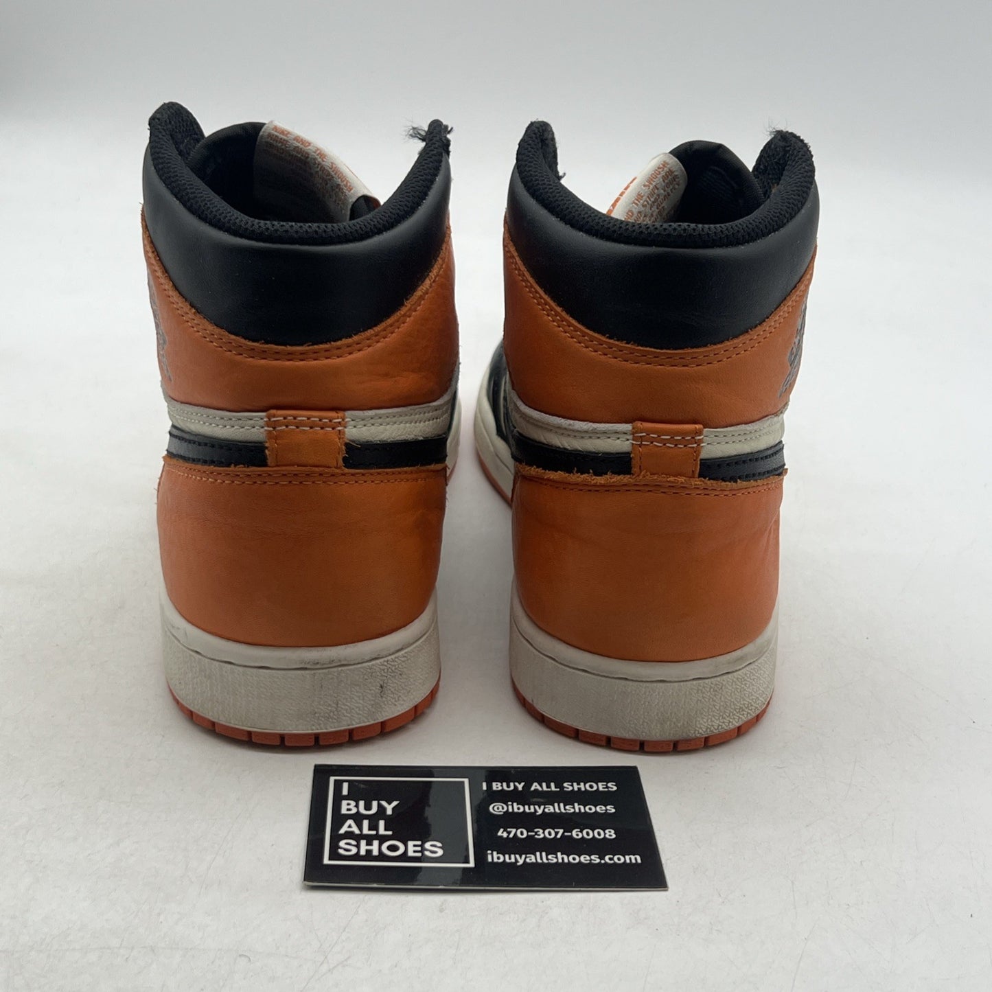Size 9 - Air Jordan 1 Retro High OG shattered backboard away 2016 (555088-005)