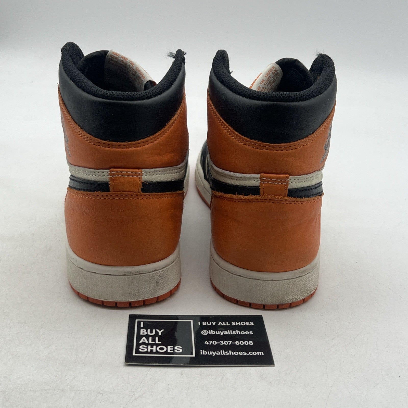 Size 9 - Air Jordan 1 Retro High OG shattered backboard away 2016 (555088-005)