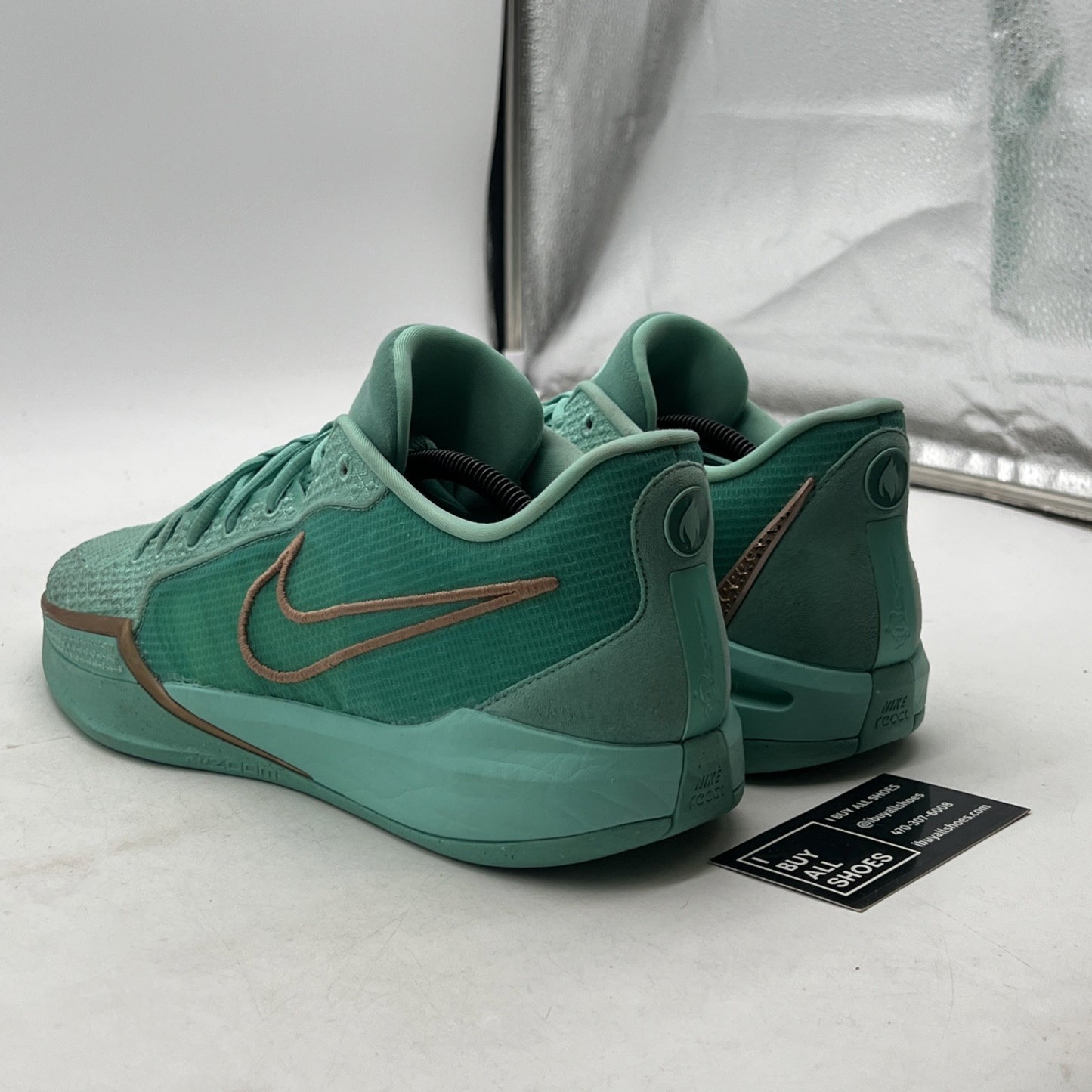 Size 12.5W - Nike By You Sabrina 2.0 Teal (FJ4036 900)