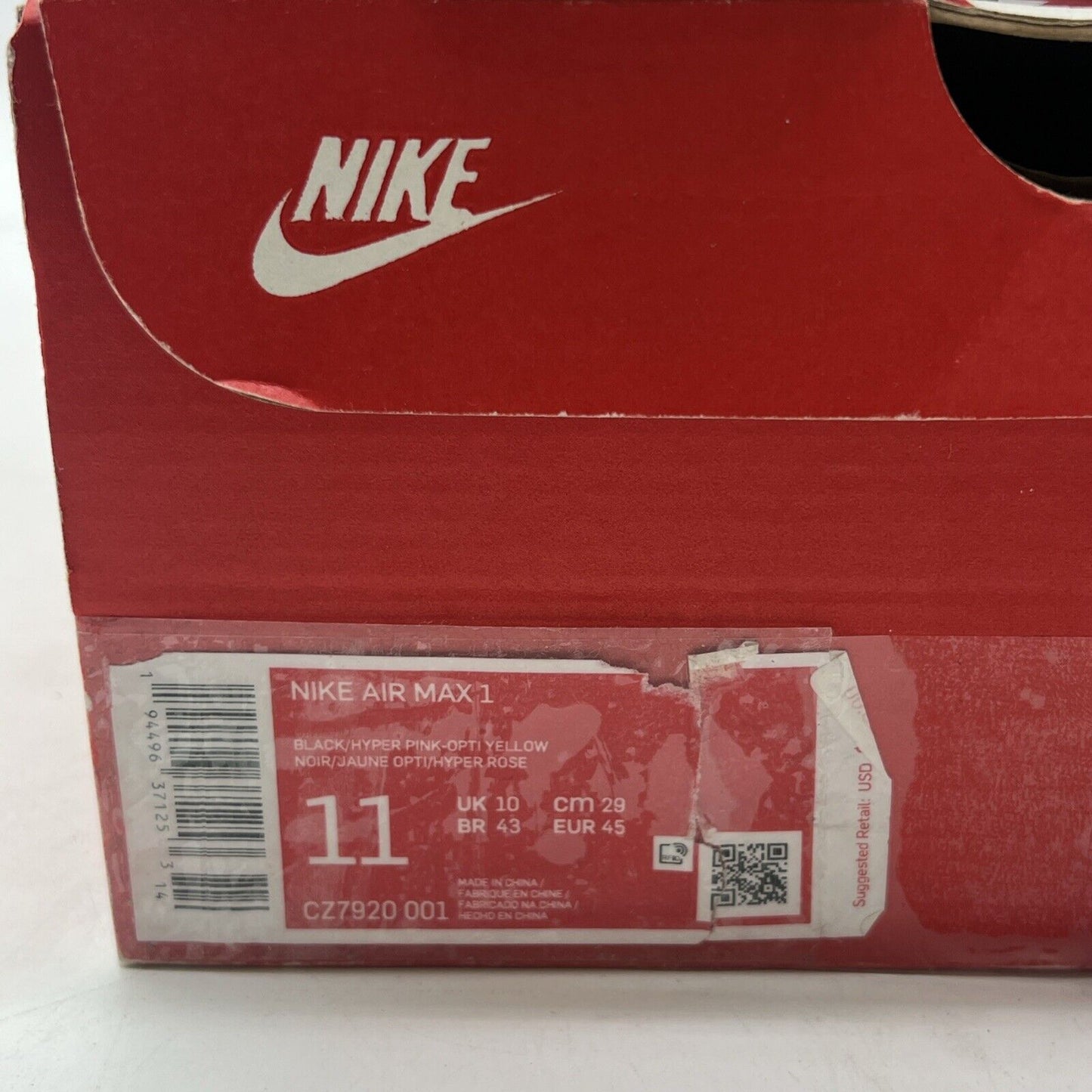 Size 11 - Nike Air Max 1 90s Water Sports (CZ7920-001)