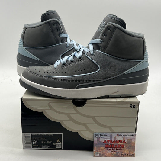 Size 9.5 - Air Jordan 2 Retro Cool Grey W (FB8871-041)