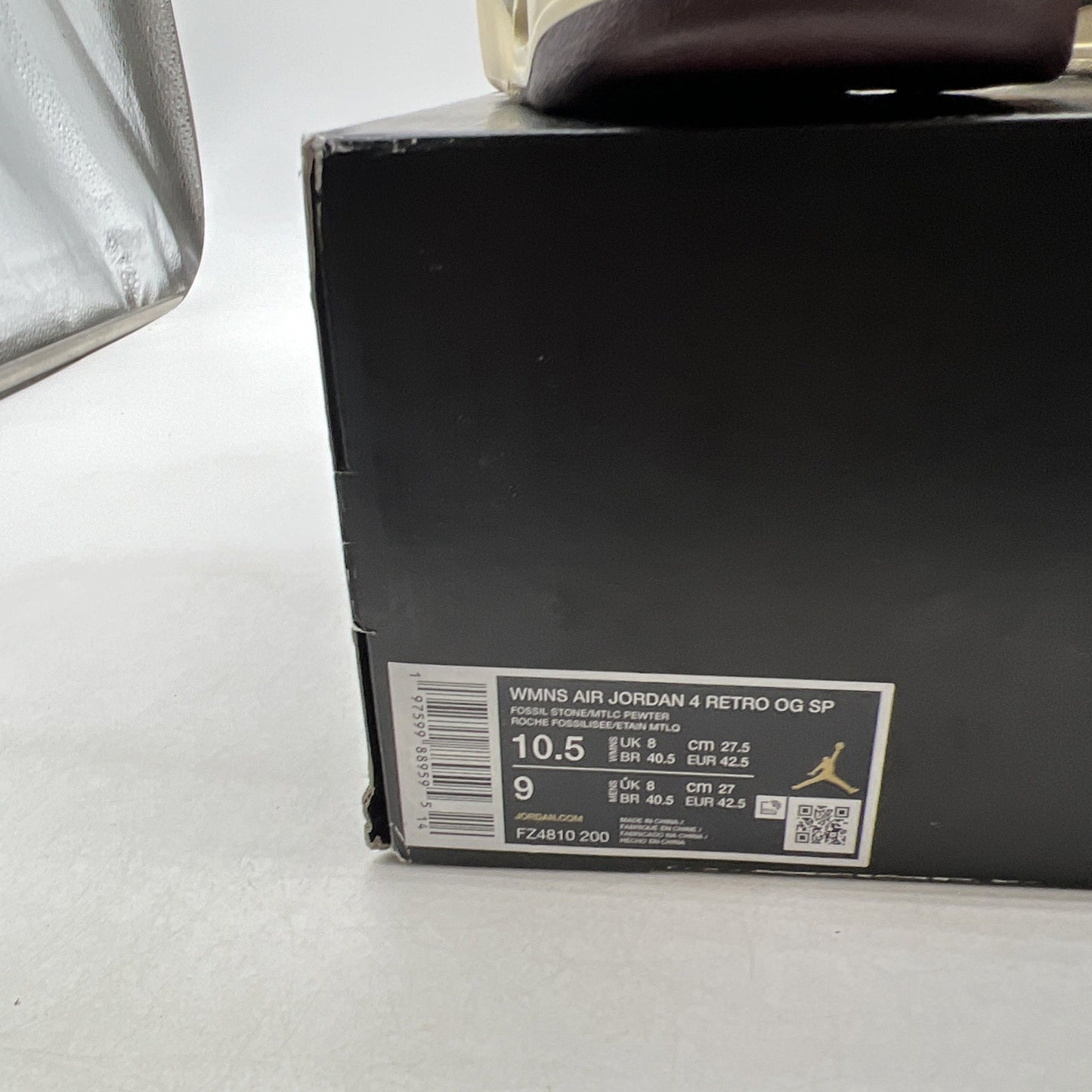 Size 10.5 - A Ma Maniére x Air Jordan 4 Retro While You Were Sleeping W