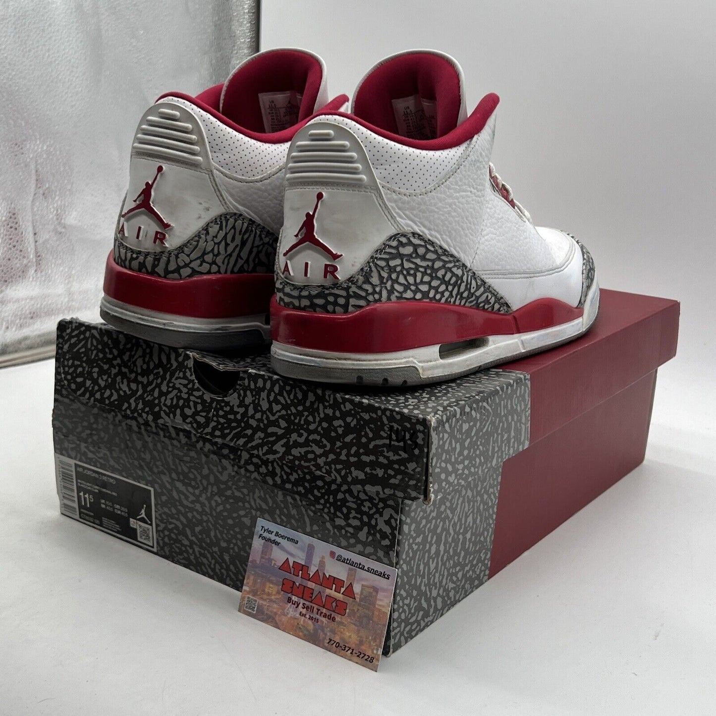 Size 11.5 - Jordan 3 Retro Mid Cardinal Red (CT8532-126)