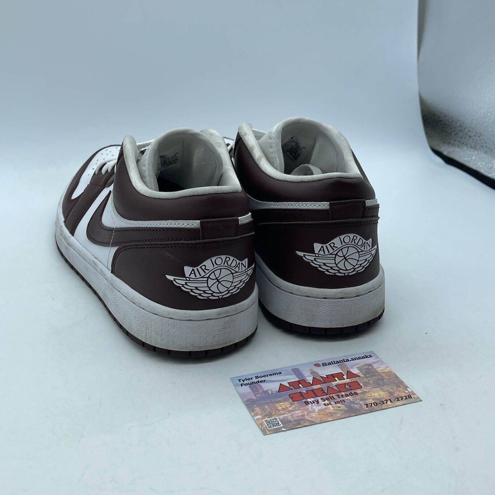 Size 10W - Wmns Air Jordan 1 Low Bronze Eclipse White Brown Leather (DC0774-116)