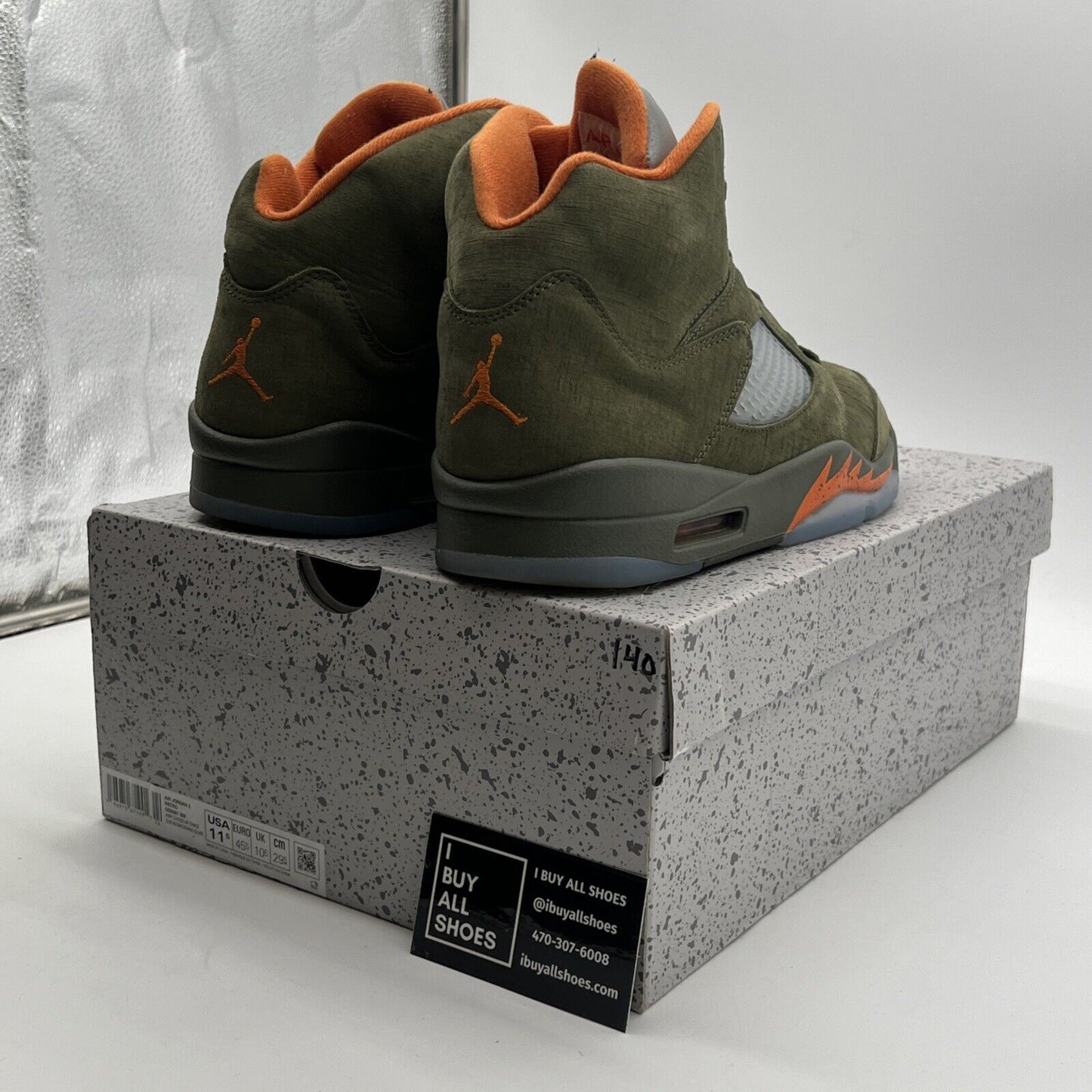 Size 11.5 - Air Jordan 5 Retro 2024 Olive (DD0587-308)