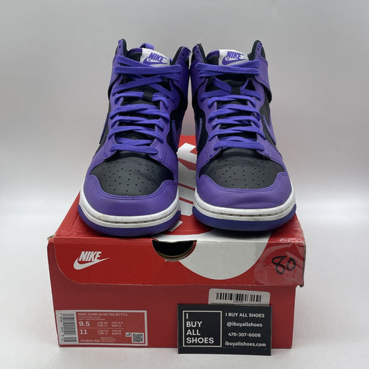 Size 9.5 - Nike Dunk High Psychic Purple Black (DV0829-500)