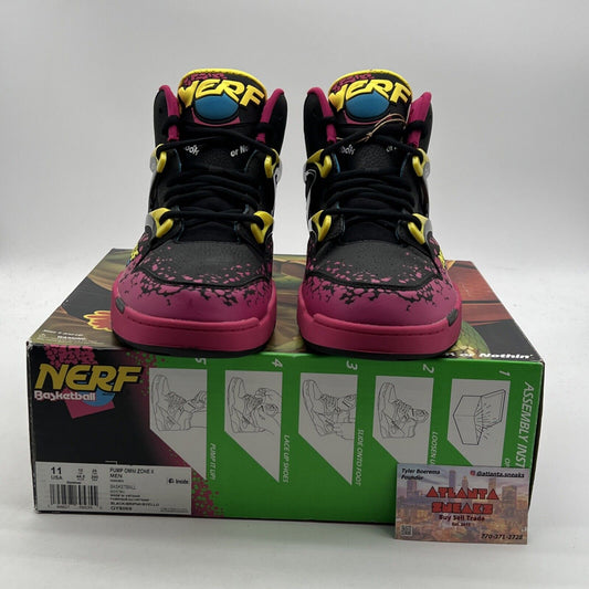Size 11 - Reebok NERF x Pump Omni Zone 2 Backboard Breaker