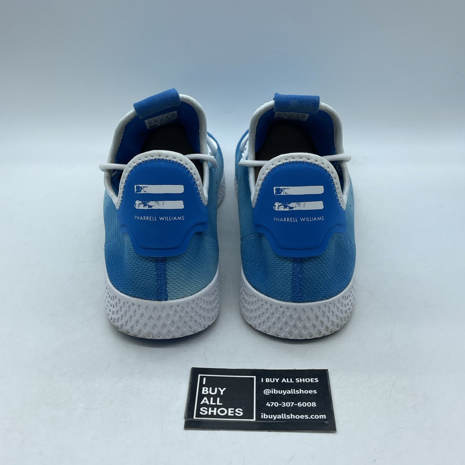 Size 14 - adidas Pharrell x Tennis Hu Holi Bright Blue (DA9618)