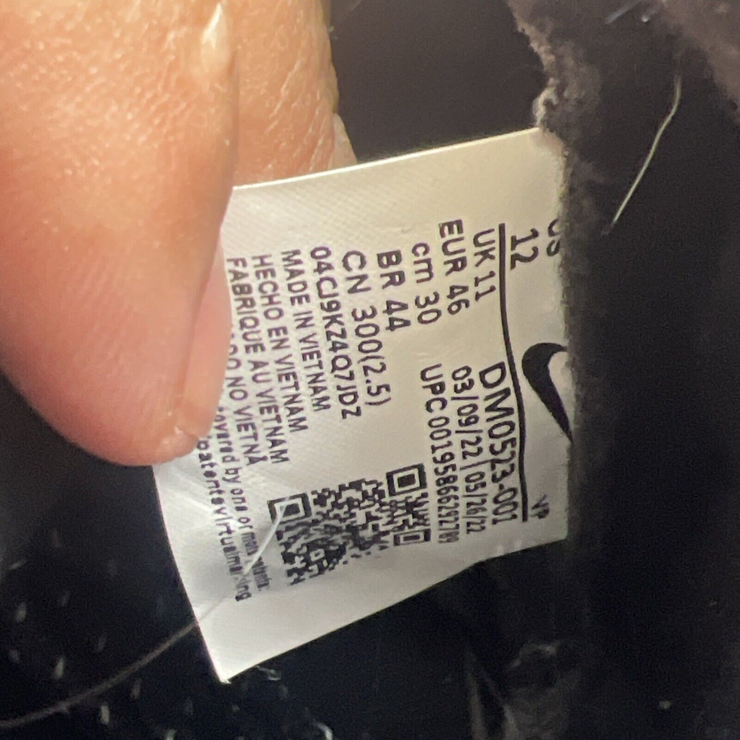 Size 12 - Nike Air Zoom Flight 95 OG 2022 Black Metallic (DM0523-001)
