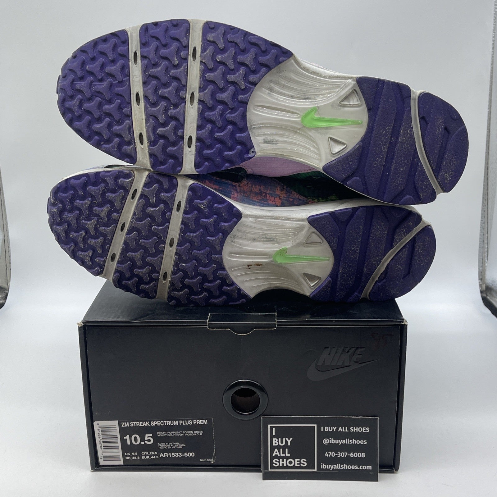 Size 10.5 - Nike Zoom Streak Spectrum Plus Premium Court Purple (AR1533-500)