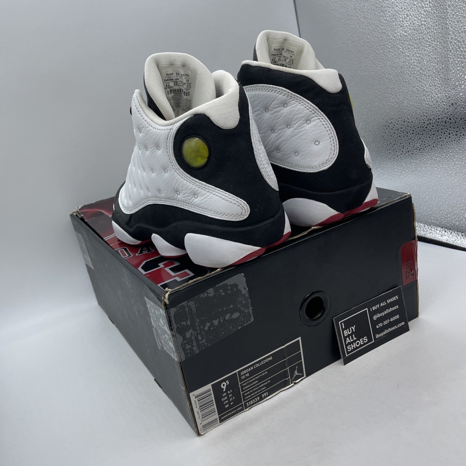 Size 9.5 - Air Jordan 13 Retro 2013 He Got Game (309259-104)