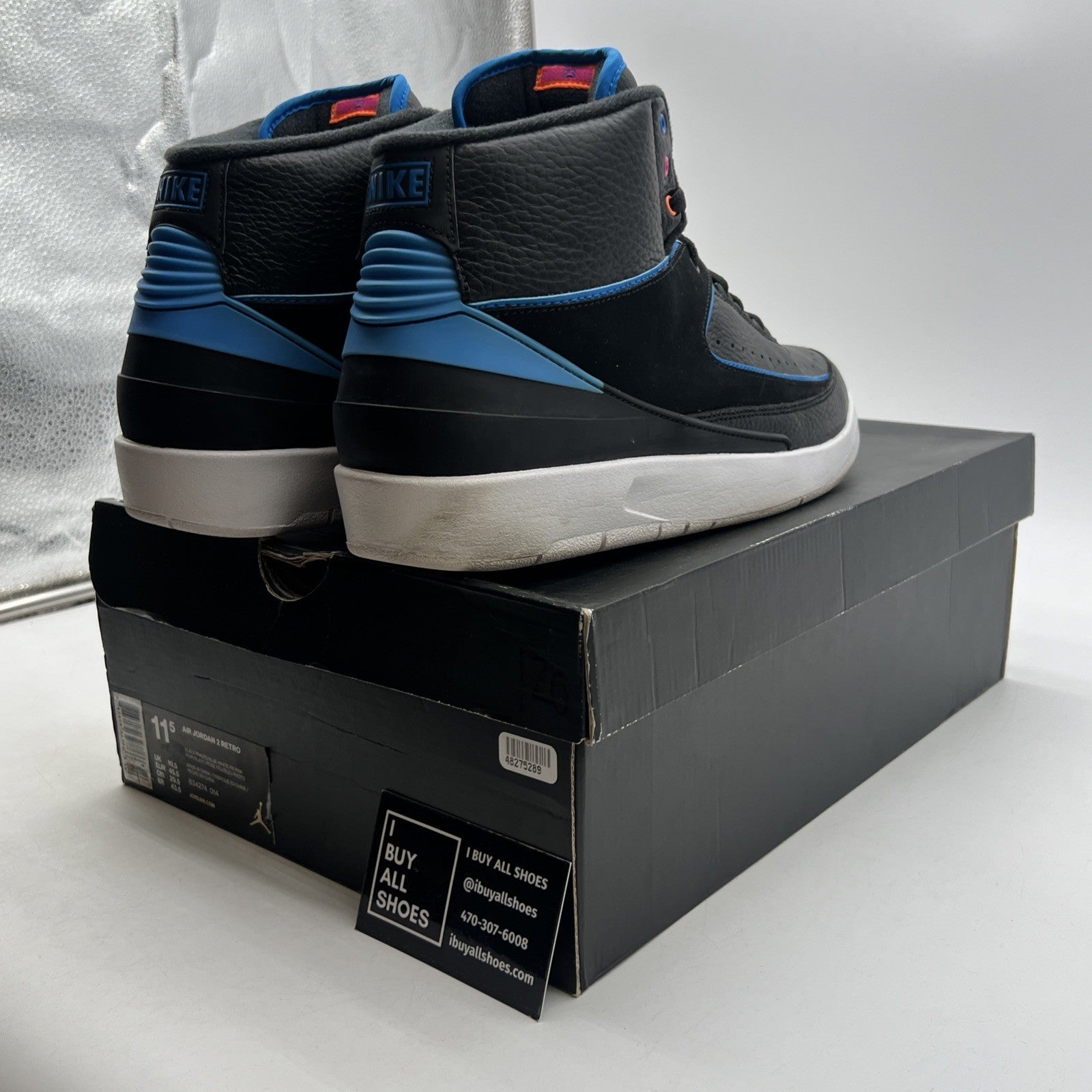 Size 11.5 - Air Jordan 2 Retro Radio Raheem (834274-014)