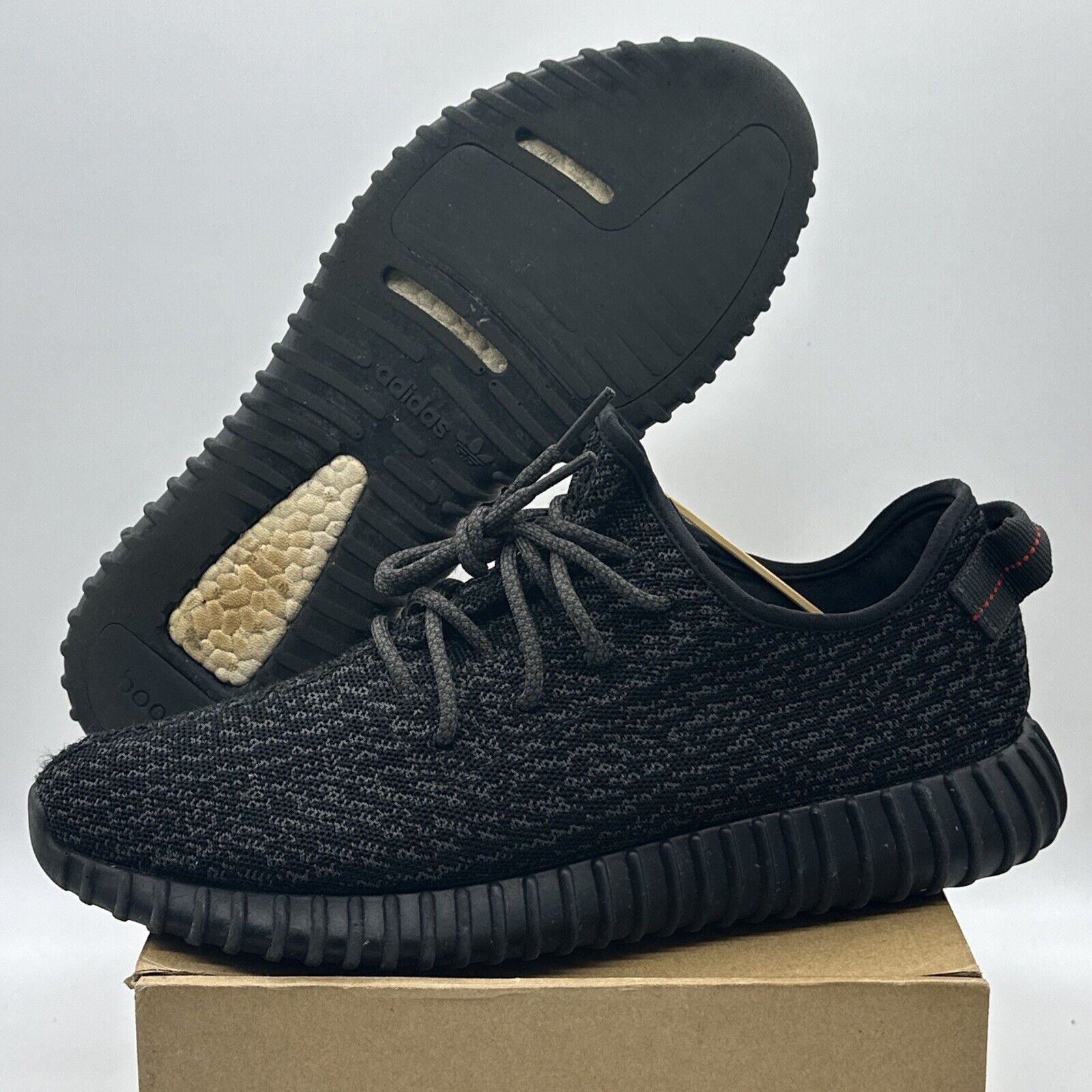 Size 11 - adidas Yeezy Boost 350 V1 Pirate Black 2015