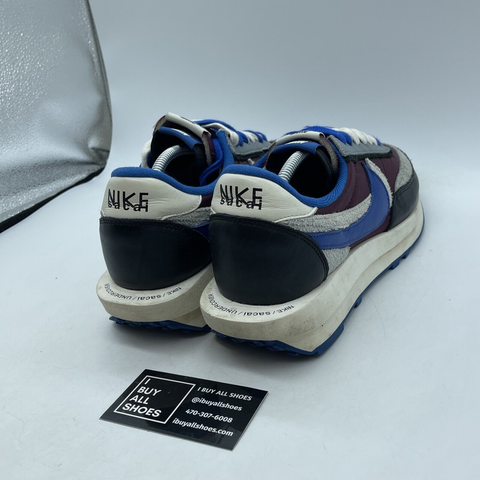 Size 12 - Nike sacai x Undercover x LDWaffle Night Maroon Team Royal -DJ4877-600