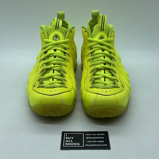 Size 11.5 - Nike Air Foamposite Pro Volt Neon Yellow Black (624041-700)