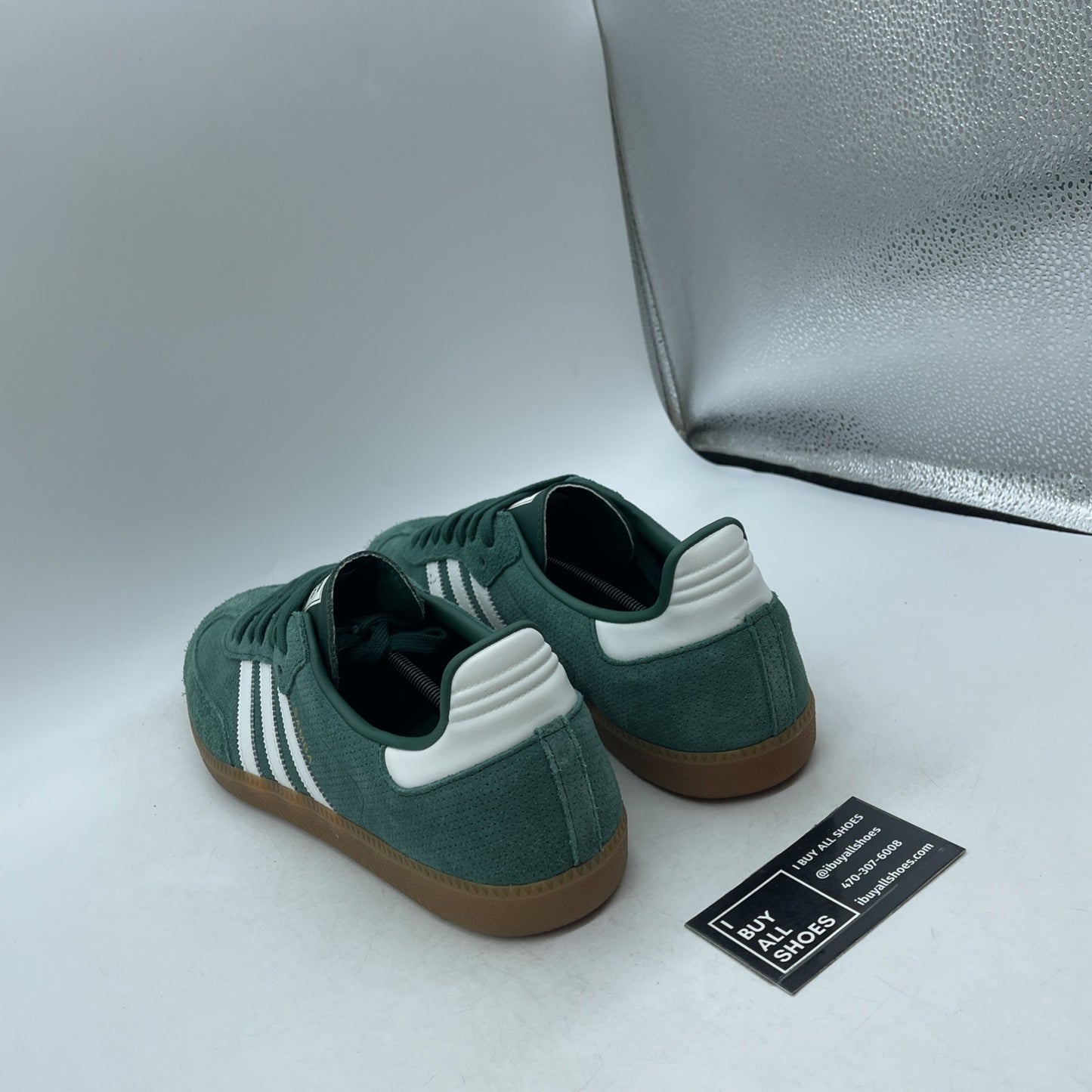 Size 14 - Adidas Samba OG Collegiate Green Gum (HP7902)