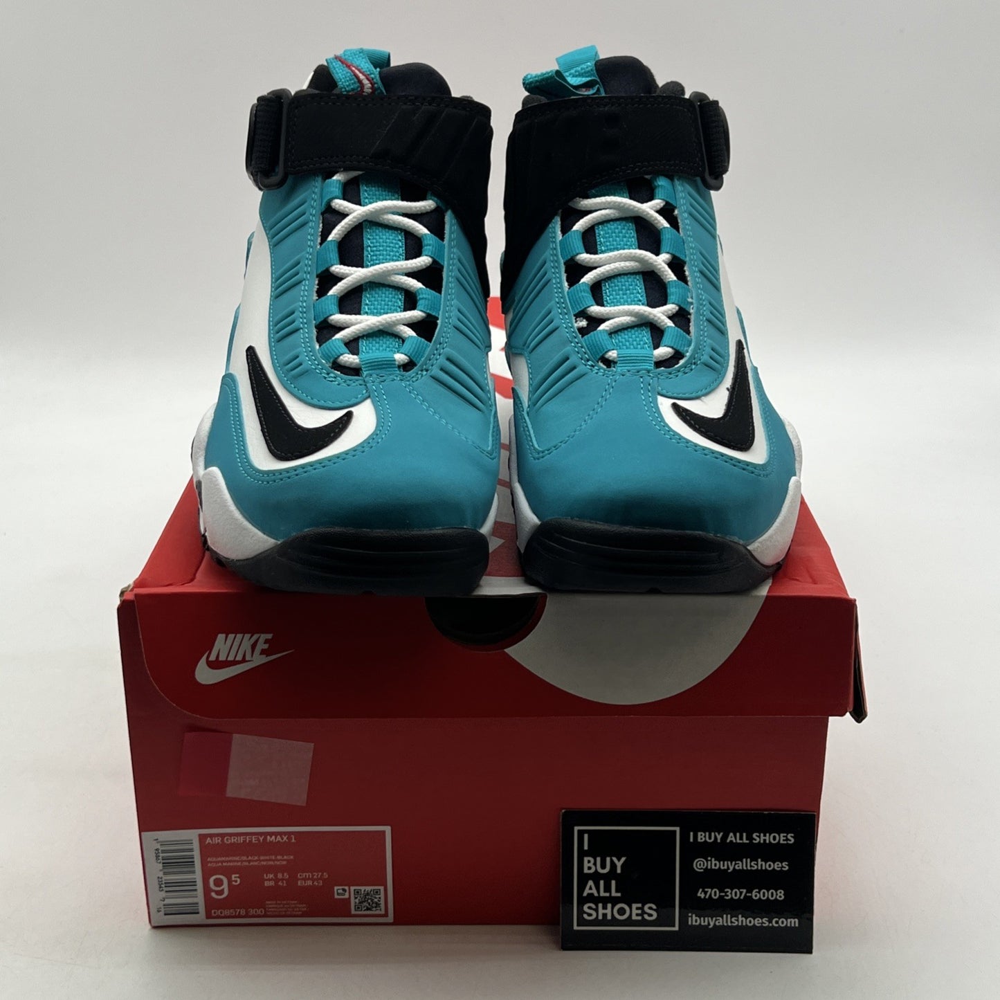 Size 9.5 - Nike Air Griffey Max 1 Aquamarine (DQ8578-300)