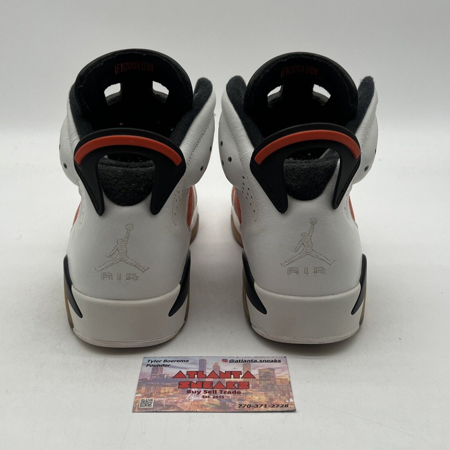 Size 8 - Air Jordan 6 Retro Gatorade White Leather Suede (384664-145)