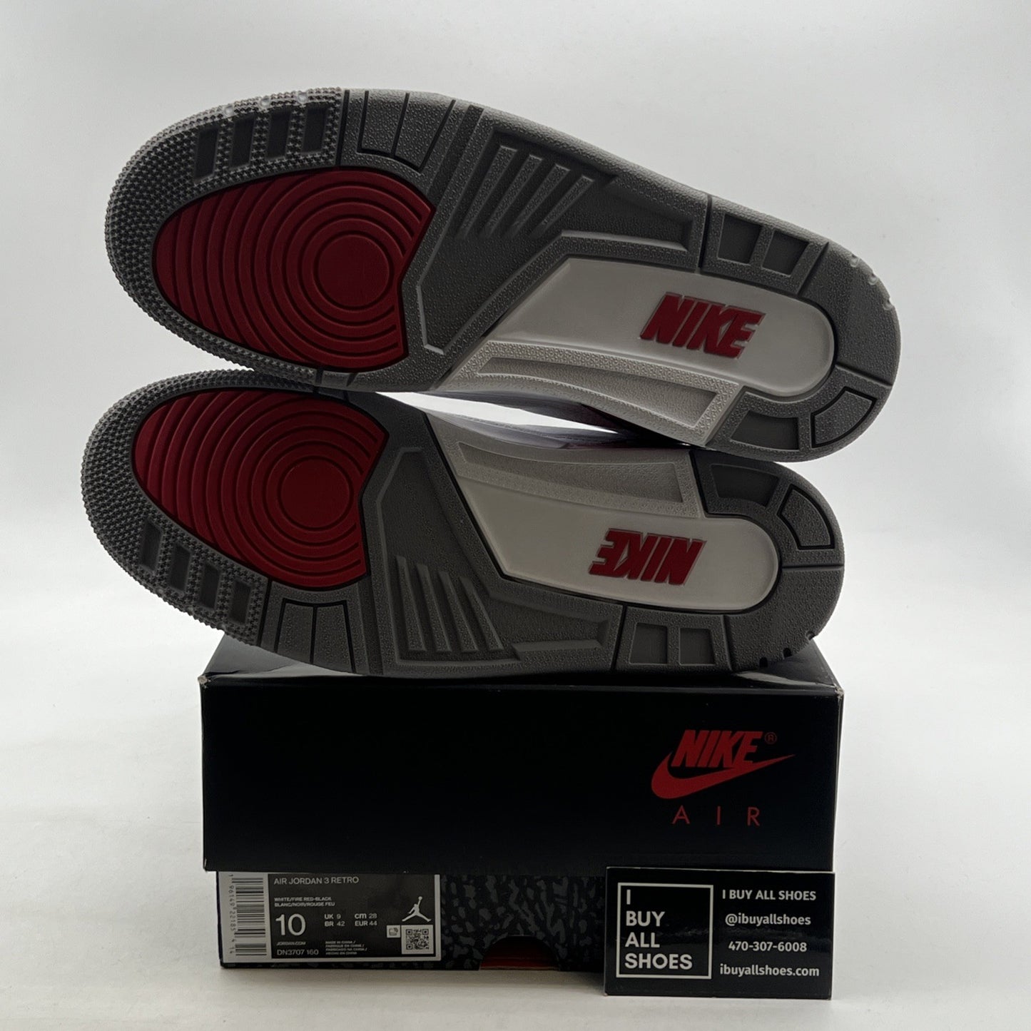 Size 10 - Air Jordan 3 Retro Mid Fire Red (DN3707-160)