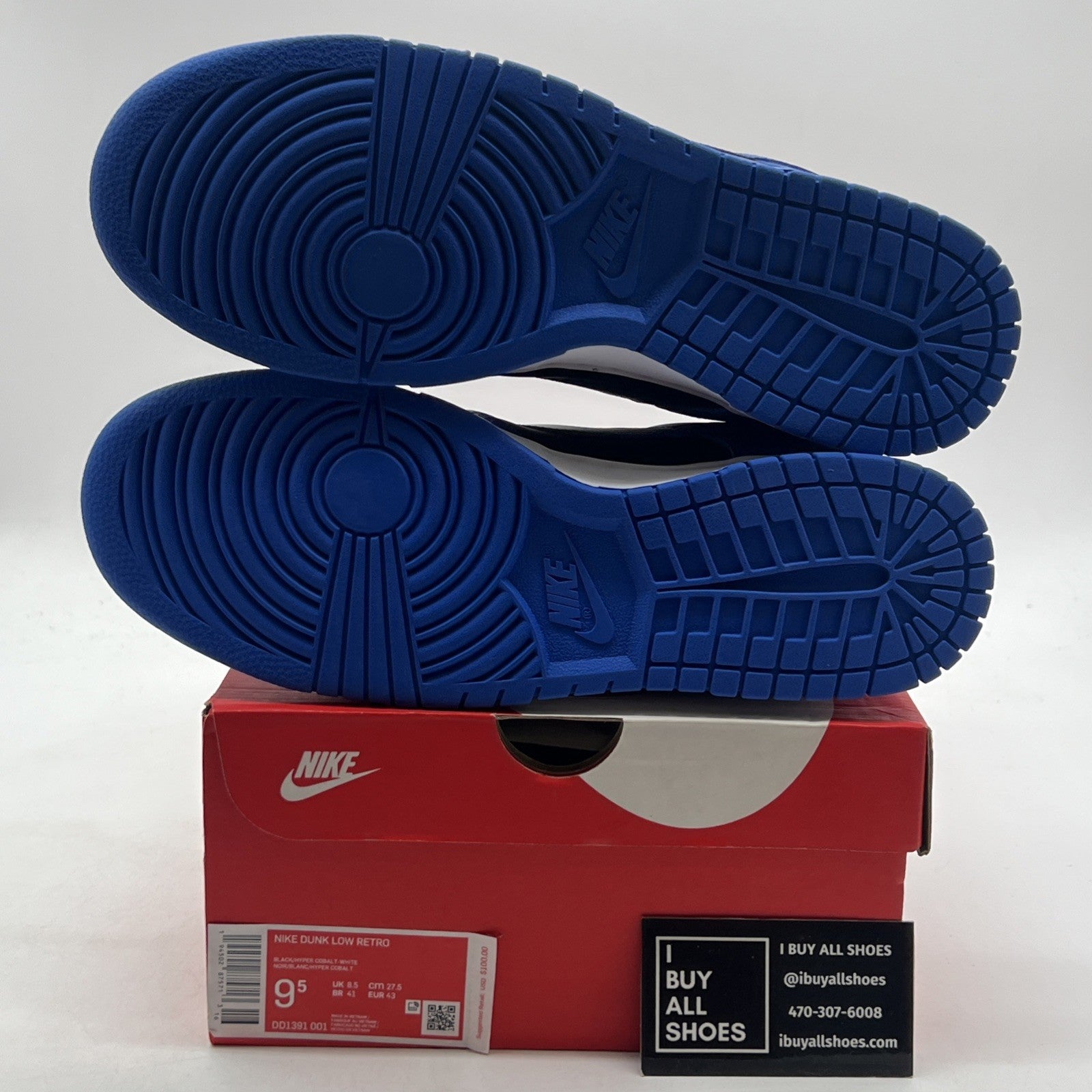 Size 9.5 - Nike Dunk Low Hyper Cobalt (DD1391-001)