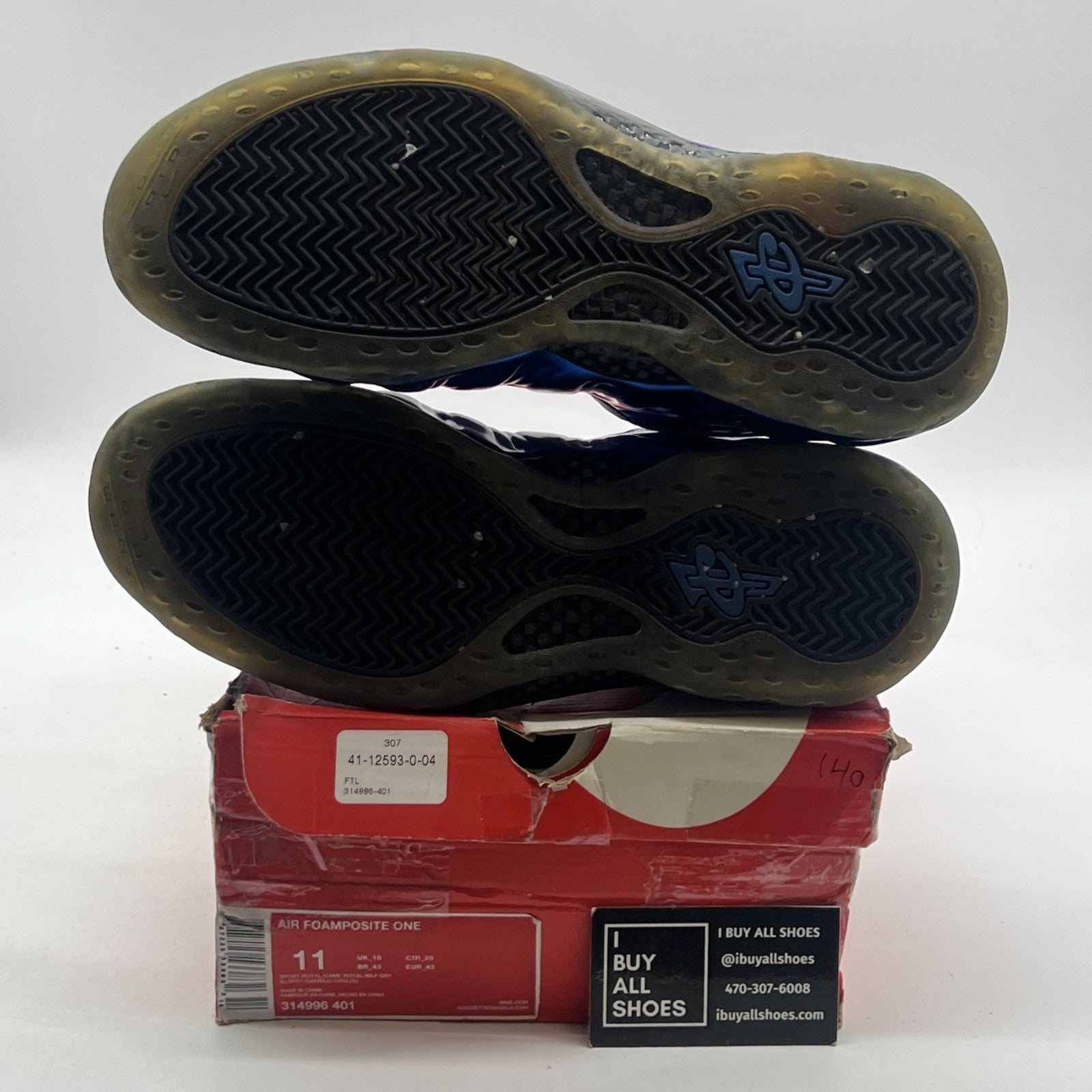Size 11 - Nike Air Foamposite One Sport Royal (314996-401)