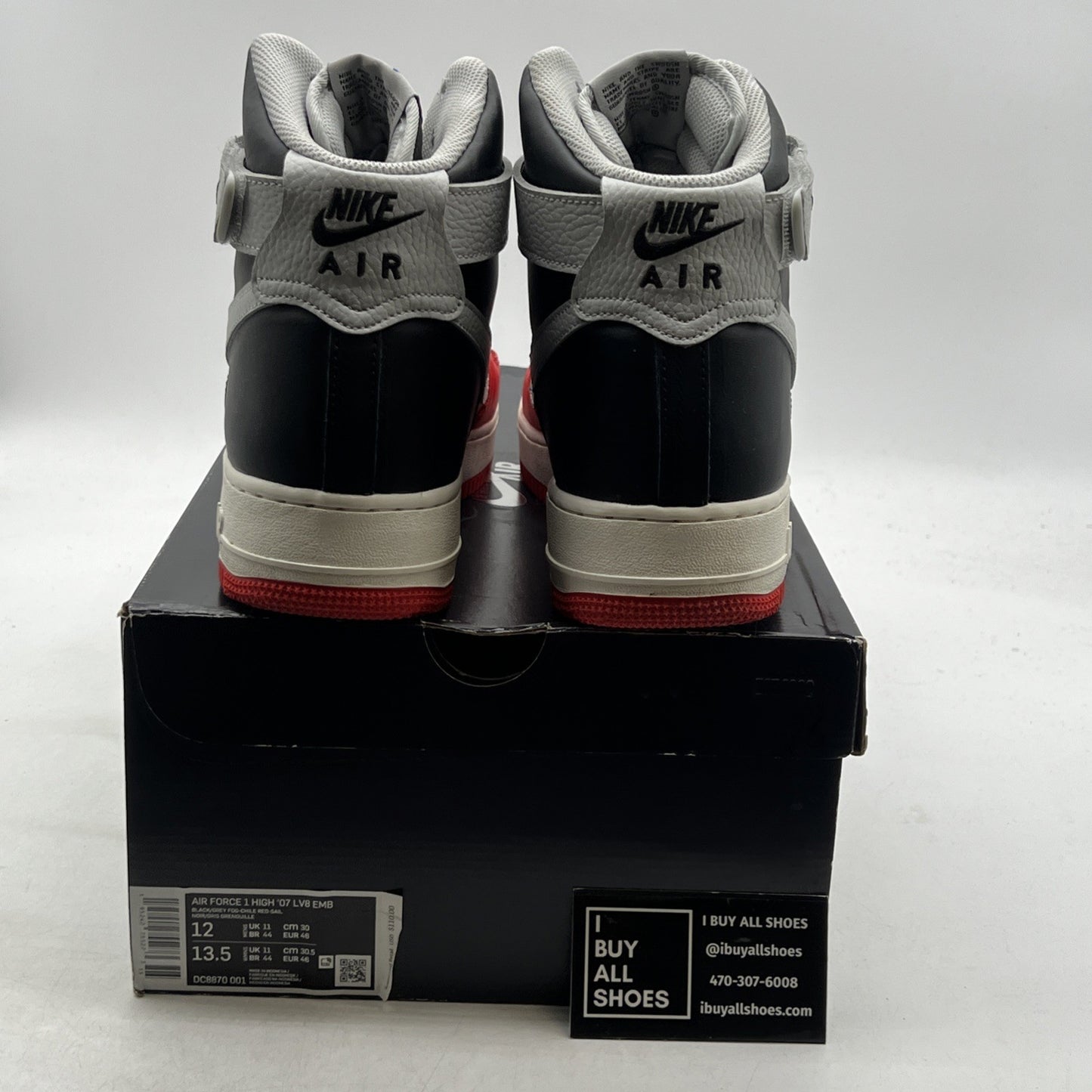 Size 12 - Nike Air Force 1 High 07 LV8 EMB 75TH NBA Anniversary (DC8870 001)