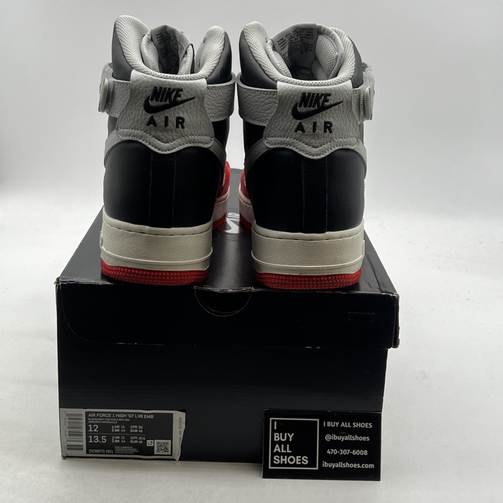 Size 12 - Nike Air Force 1 High 07 LV8 EMB 75TH NBA Anniversary (DC8870 001)