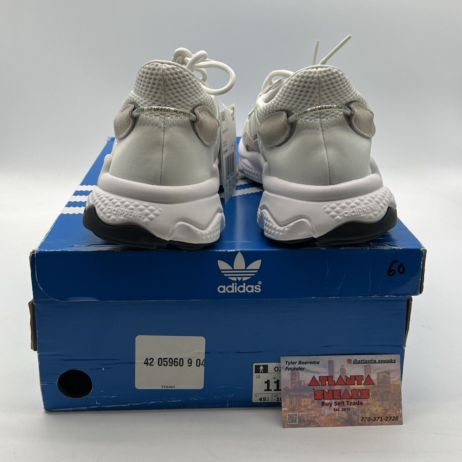 Size 11 - Adidas Ozweego Cloud White (EE6464)