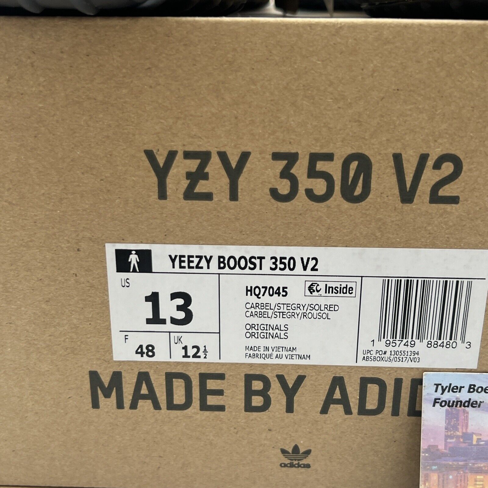 Size 13 - adidas Yeezy Boost 350 V2 Low Carbon Beluga (HQ7045)