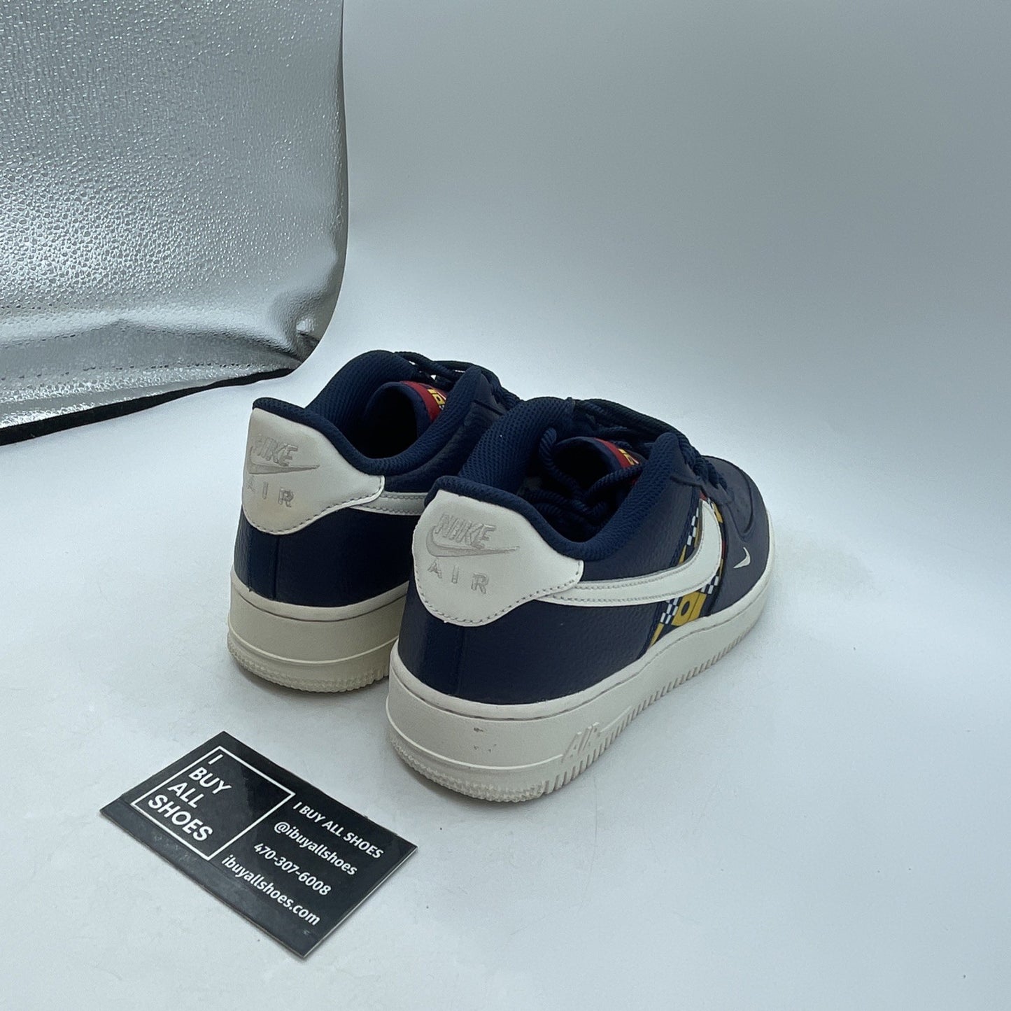 Size 6.5Y (GS) - Nike Air Force 1 '07 LV8 Low Nautical (AR5583-400)