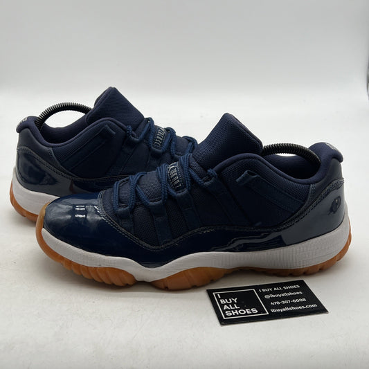 Size 9.5 - Air Jordan 11 Retro Low Navy Gum (528895-405)