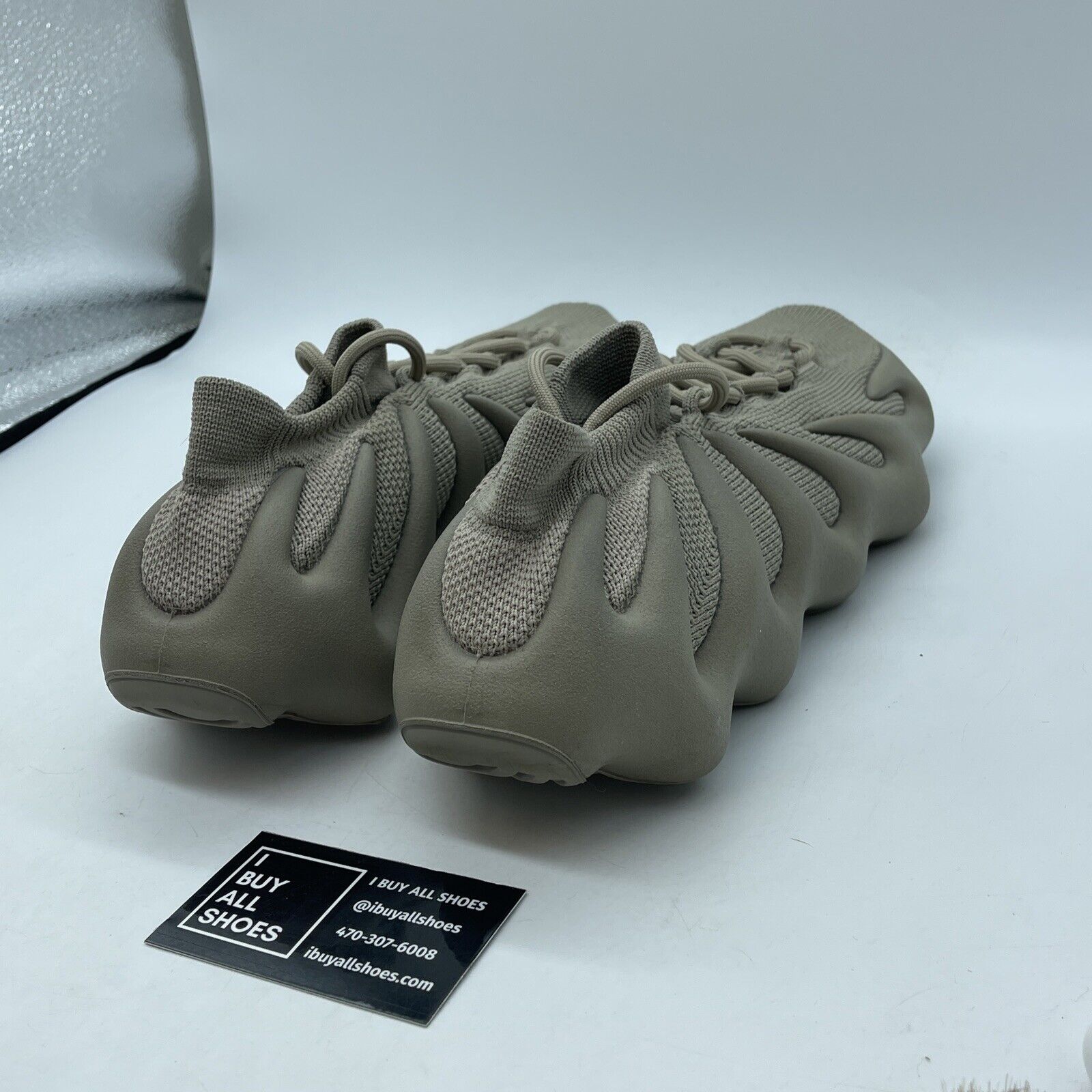Size 11.5 - Adidas Yeezy 450 Stone Flax Brown Suede Rubber (ID1623)